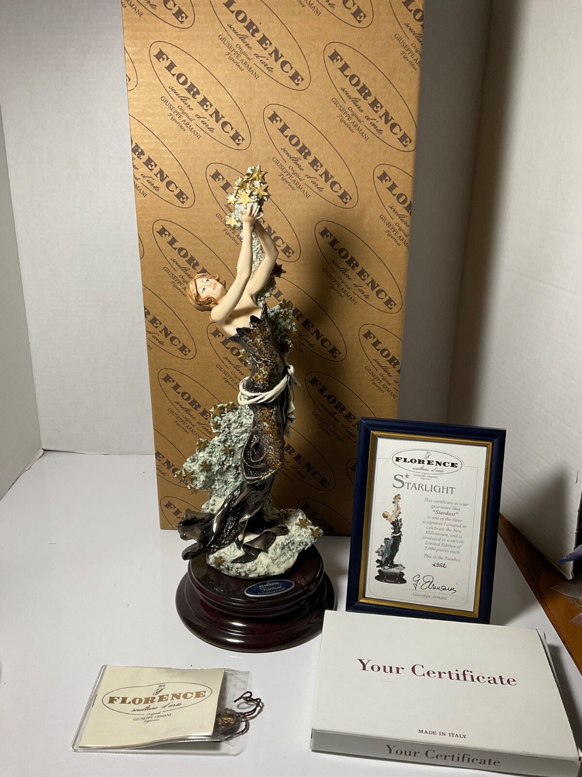 Giuseppe Armani Starlight Stardust Figurine Sculpture Limited 1982/5000 COA