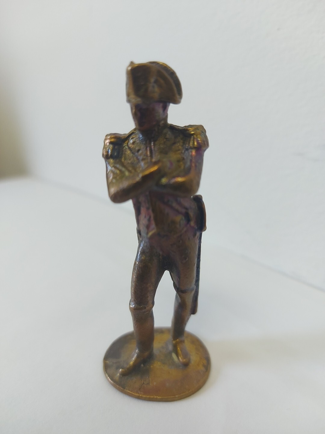 Napoleon Figurine Soldier Officer Brass Bronze Handmade 2.5″.#4