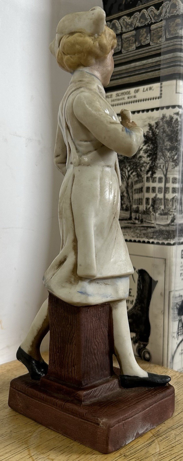 Vintage Nurse Bisque Figurine – Japan – 8 1/2 Inches Tall