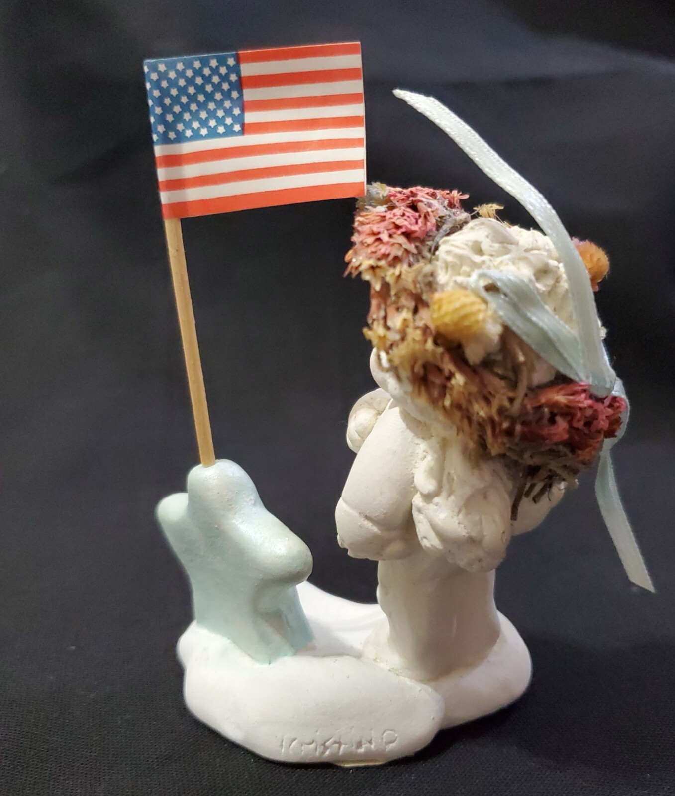 Dreamsicles GRAND OLD FLAG Figurine DC232 angel cherub pledge allegiance July4th
