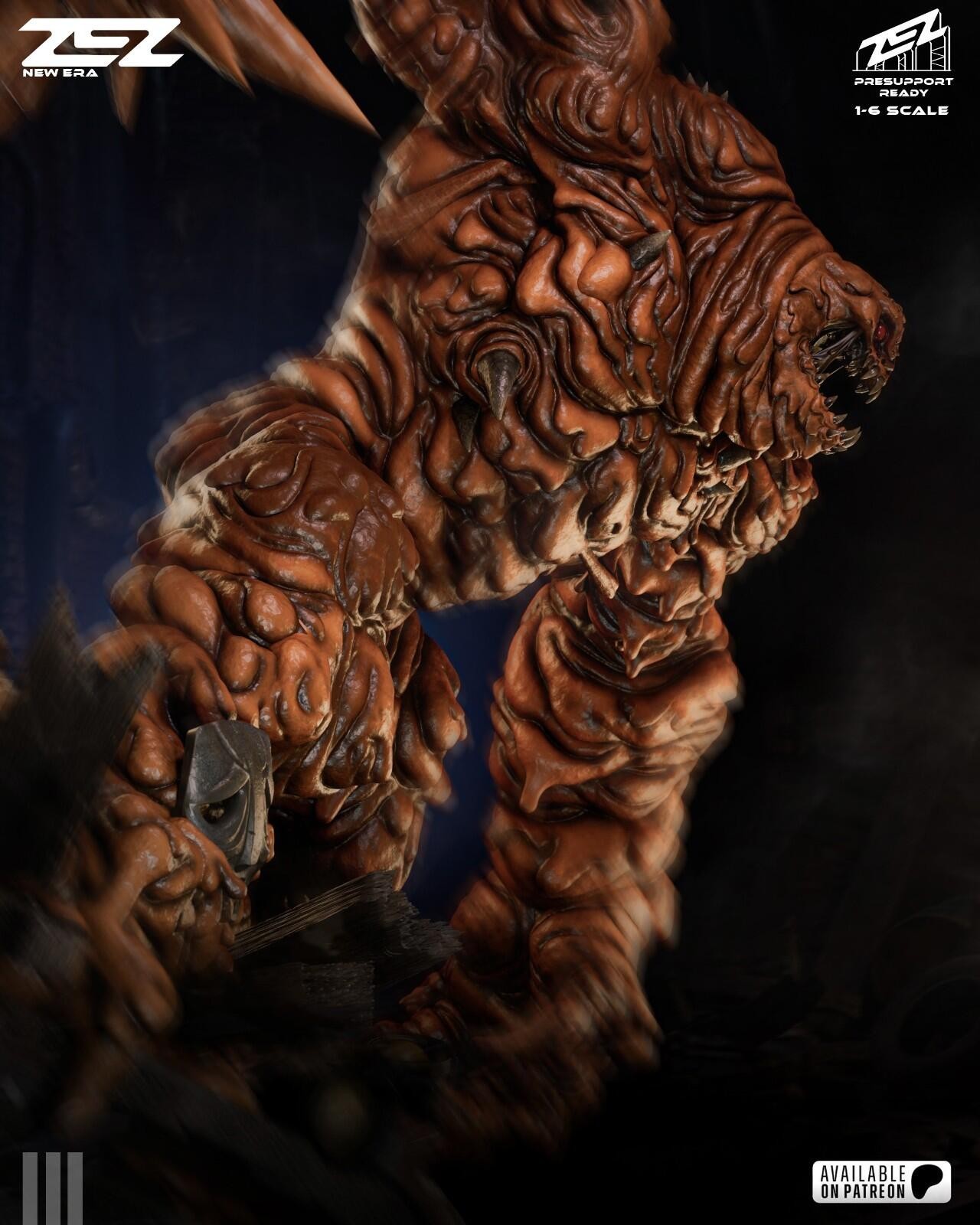 Clayface | 3 Switchouts | High Quality Unpainted Resin Garage Kit 1:8