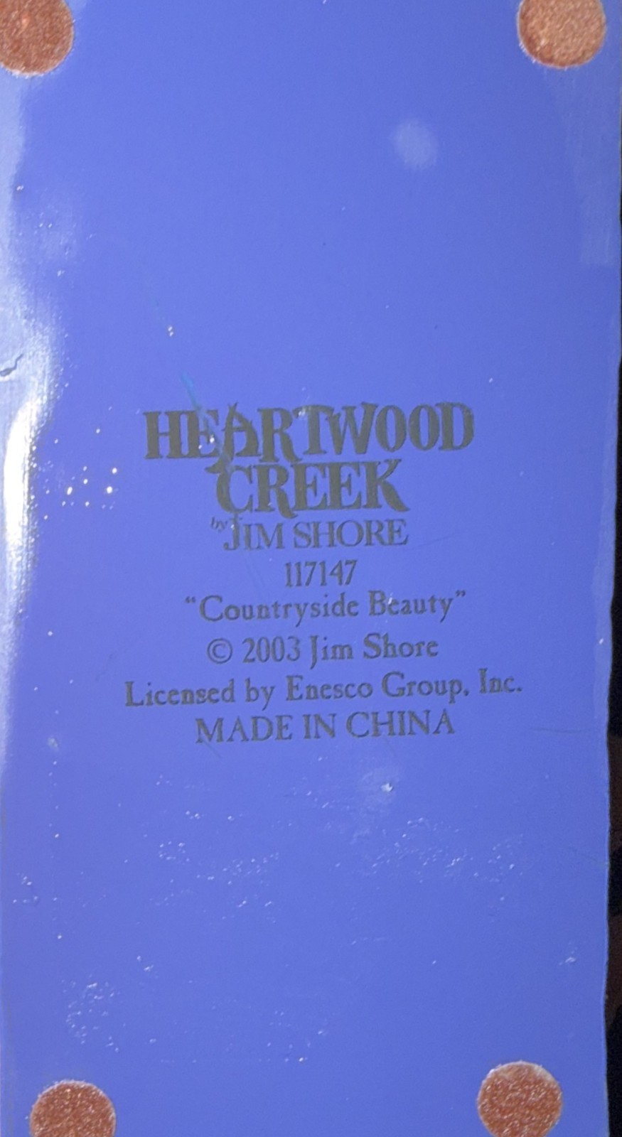 Jim Shore “Countryside Beauty” Rabbit Heartwood Creek Figurine #117147