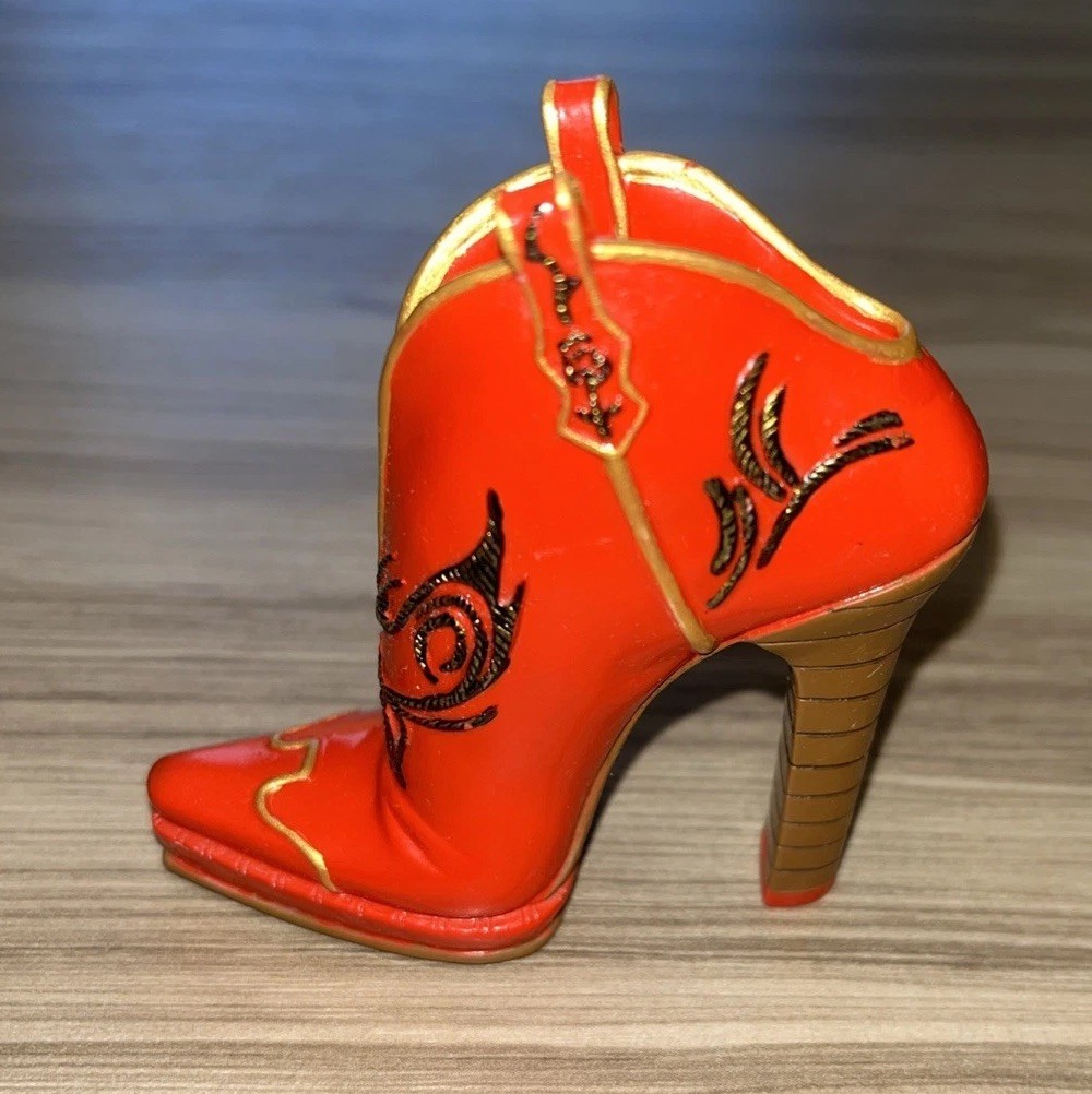 Just the Right Shoe, Raine, “Shameless” mixed media miniature Shoe