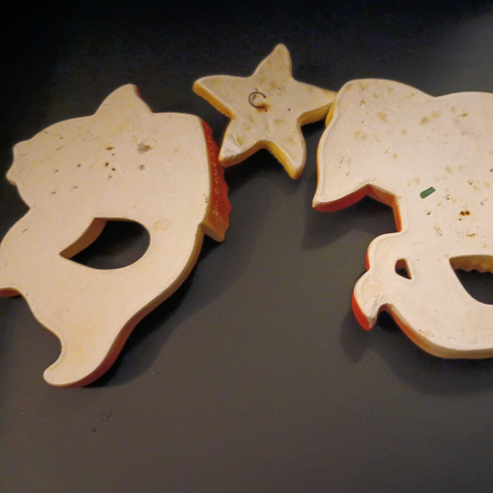 Vintage Miller Studio 1977 Chalkware Starfish & Goldfish Koi Wall Plaques