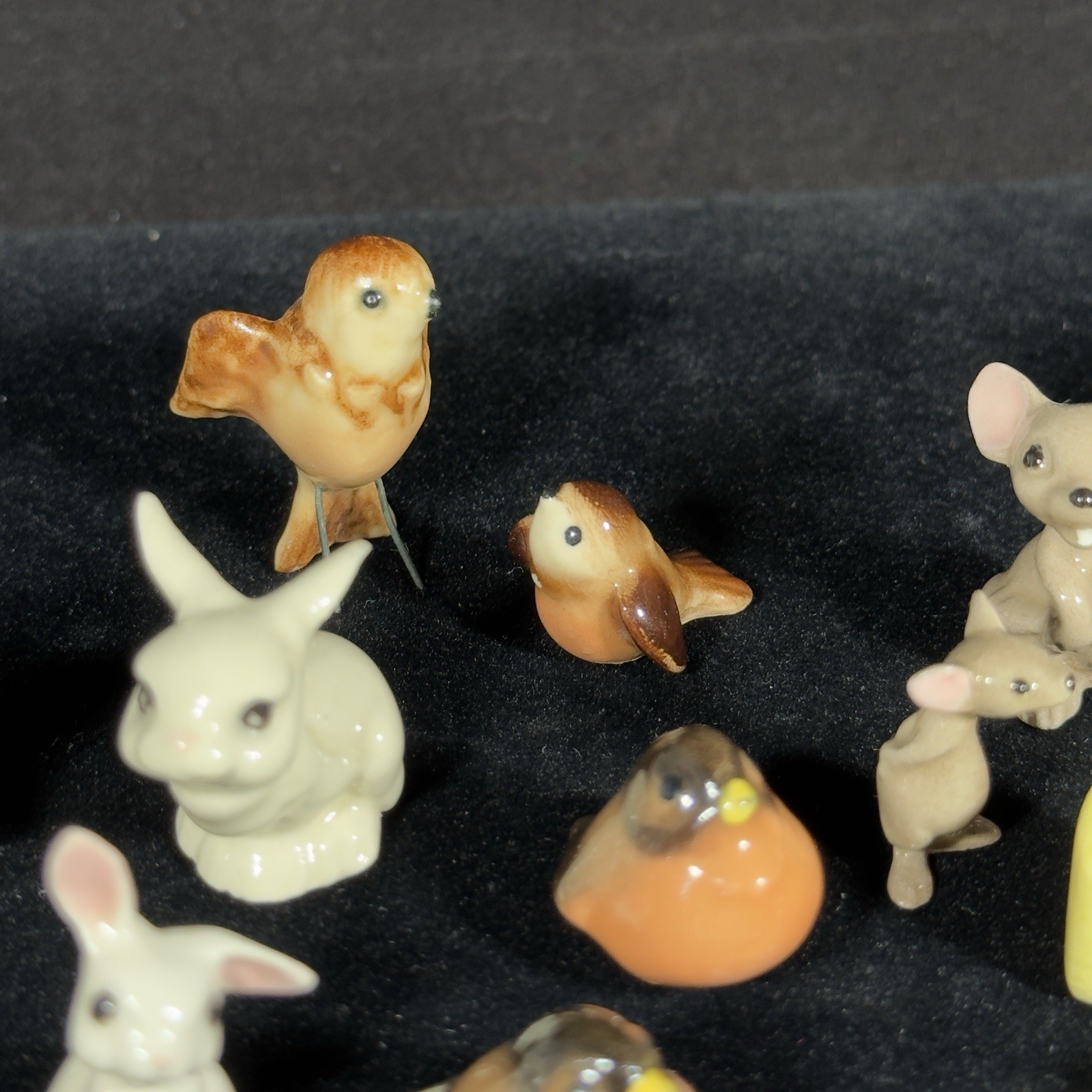 Lot 18 Vintage Hagen-Renaker Fairytale Creature Figurines Rabbits Mice Birds HR