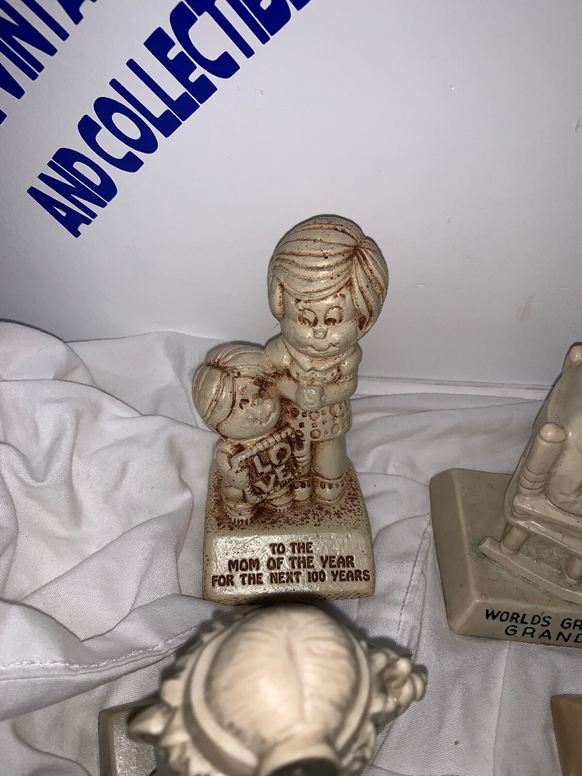 8 R. W. Berries Russ & Wallace Berrie Vintage Sillisculpt Figurines
