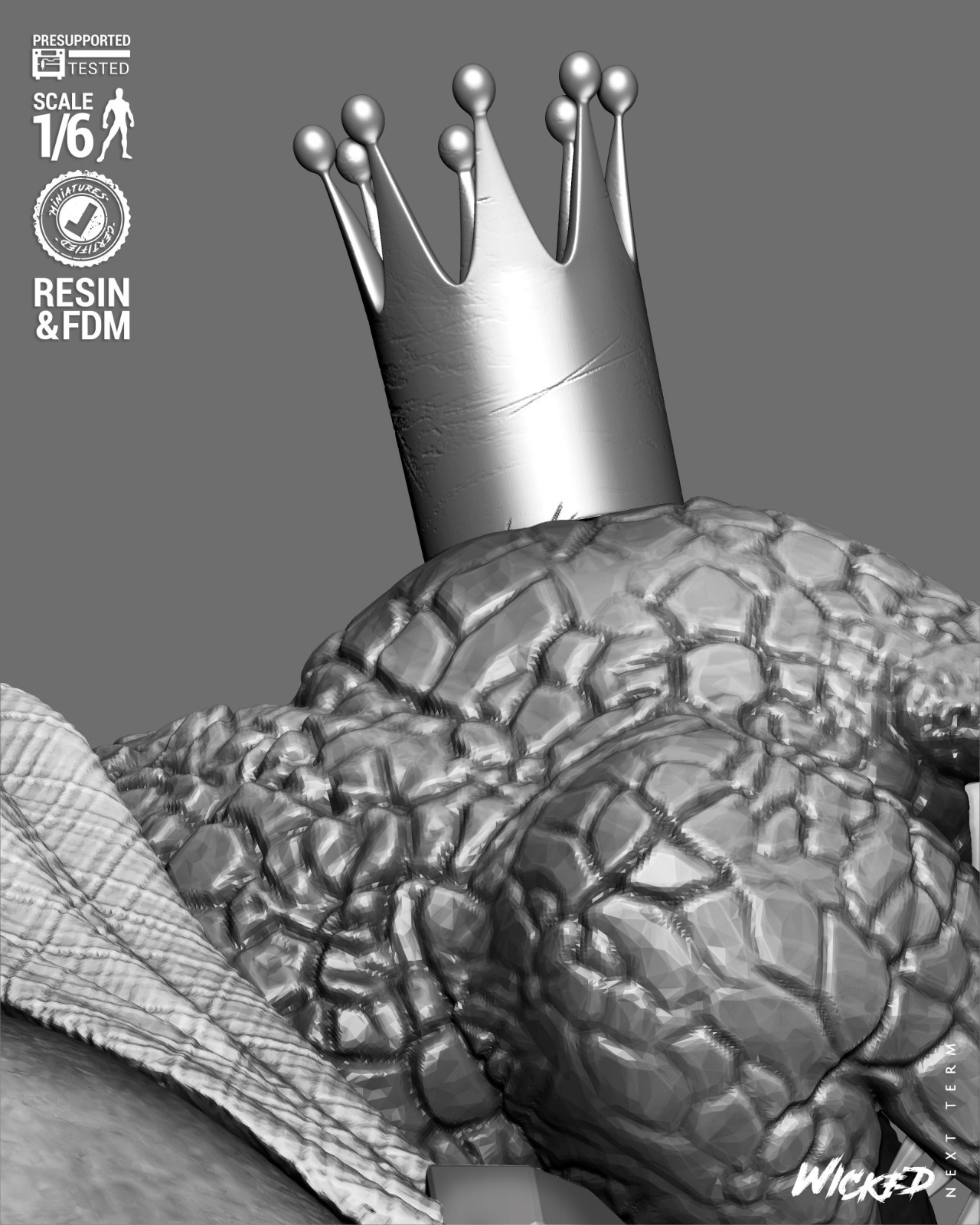 King K. Rool – DK Country – 1/6 Scale Statue 3D Print Model Kit Unpainted