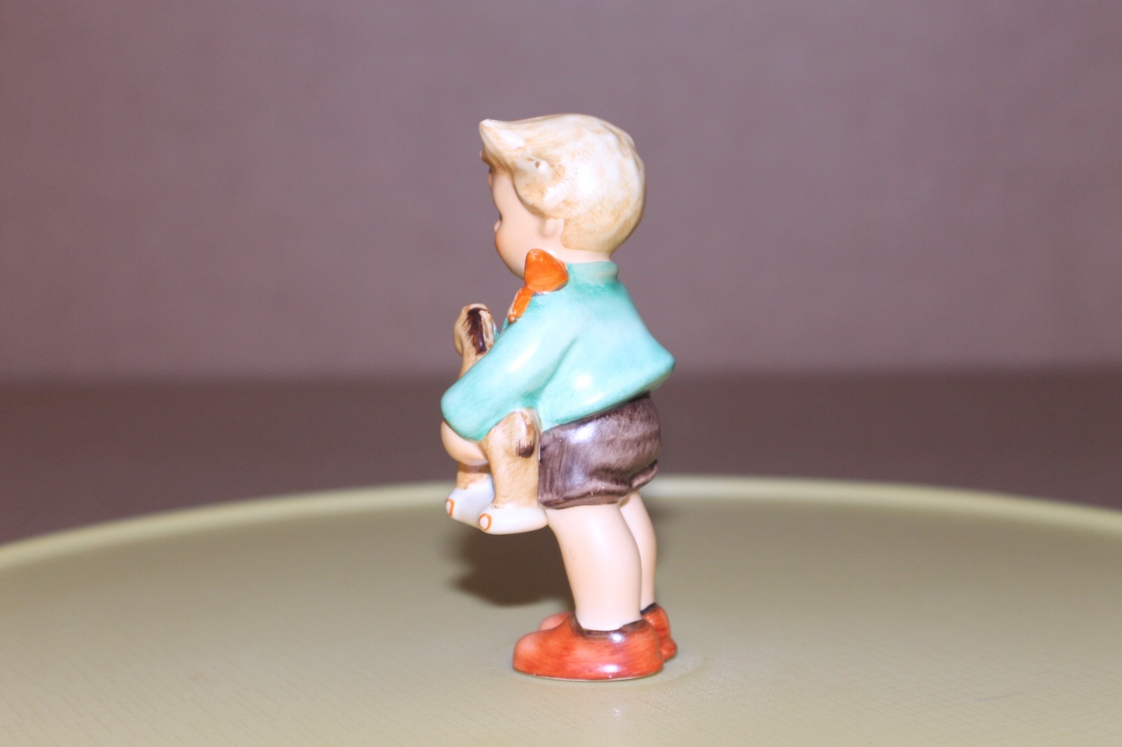 NO BASE / Goebel Hummel Boy with Horse – 2.Wahl. Factory 2nd Staff Only 1997