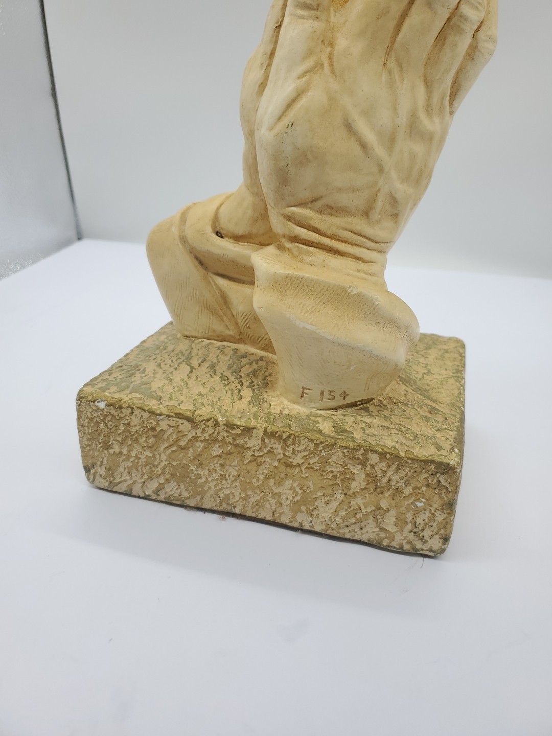 Ceramic Praying Hands Figurine Vintage Atlantic Mold Company