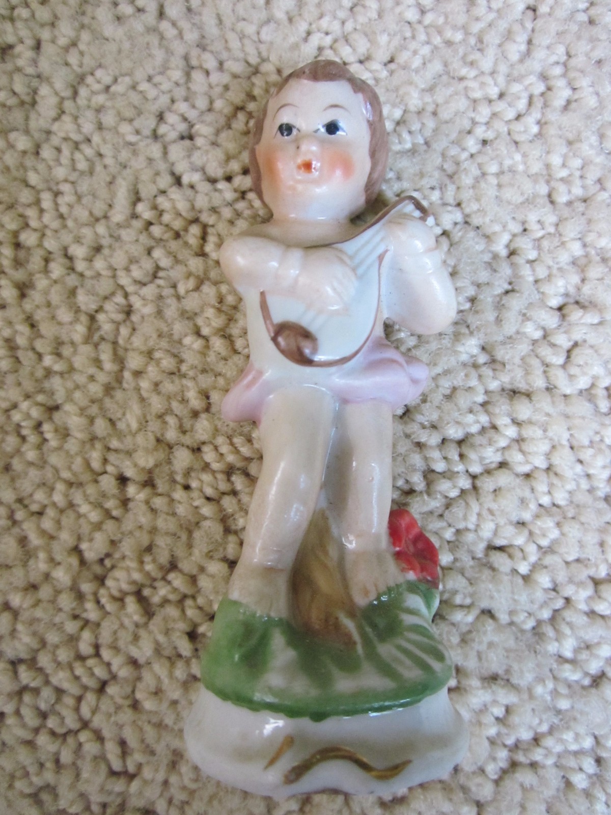 UCGC Lot of 4 Vintage Musical Children Figurines 3 1/4″ Tall Made In Taiwan
