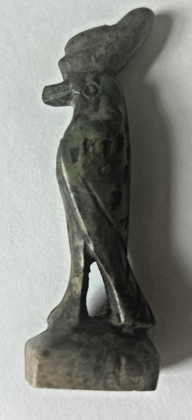 Egyptian Falcon Sky God Horus Statue-Crown Upper & Lower Egypt-protect-healing