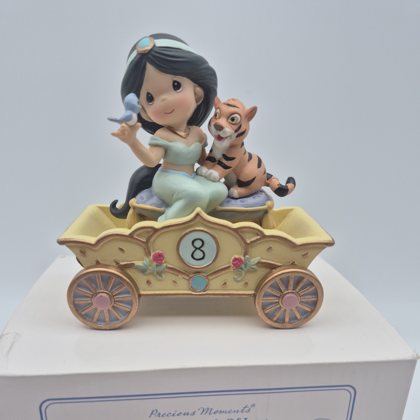 Precious Moments Disney Princess Jasmine Parade Number 8 Figurine