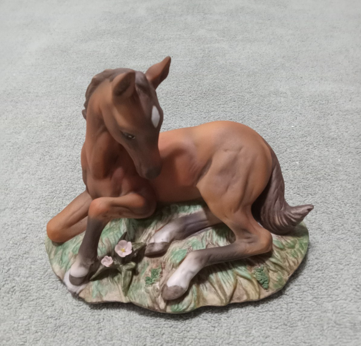 1982 Porcelain Horse Colt Foal Figurine Home Interior Masterpiece by Homco VTG