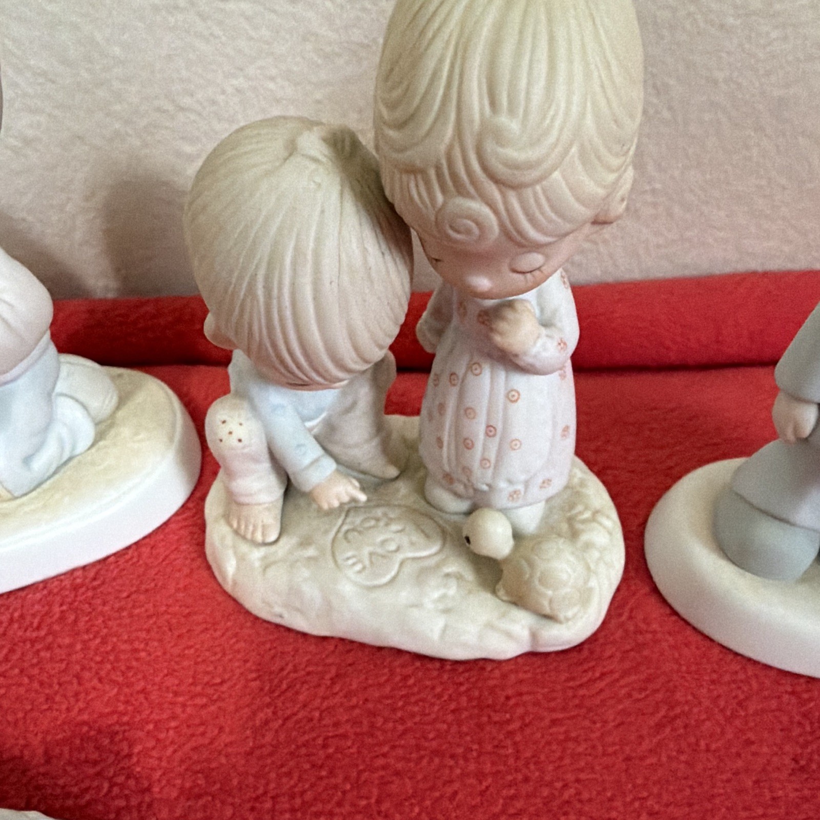 Enesco Precious Moments Porcelain Figurine Lot of 8 Angel People Multicolor