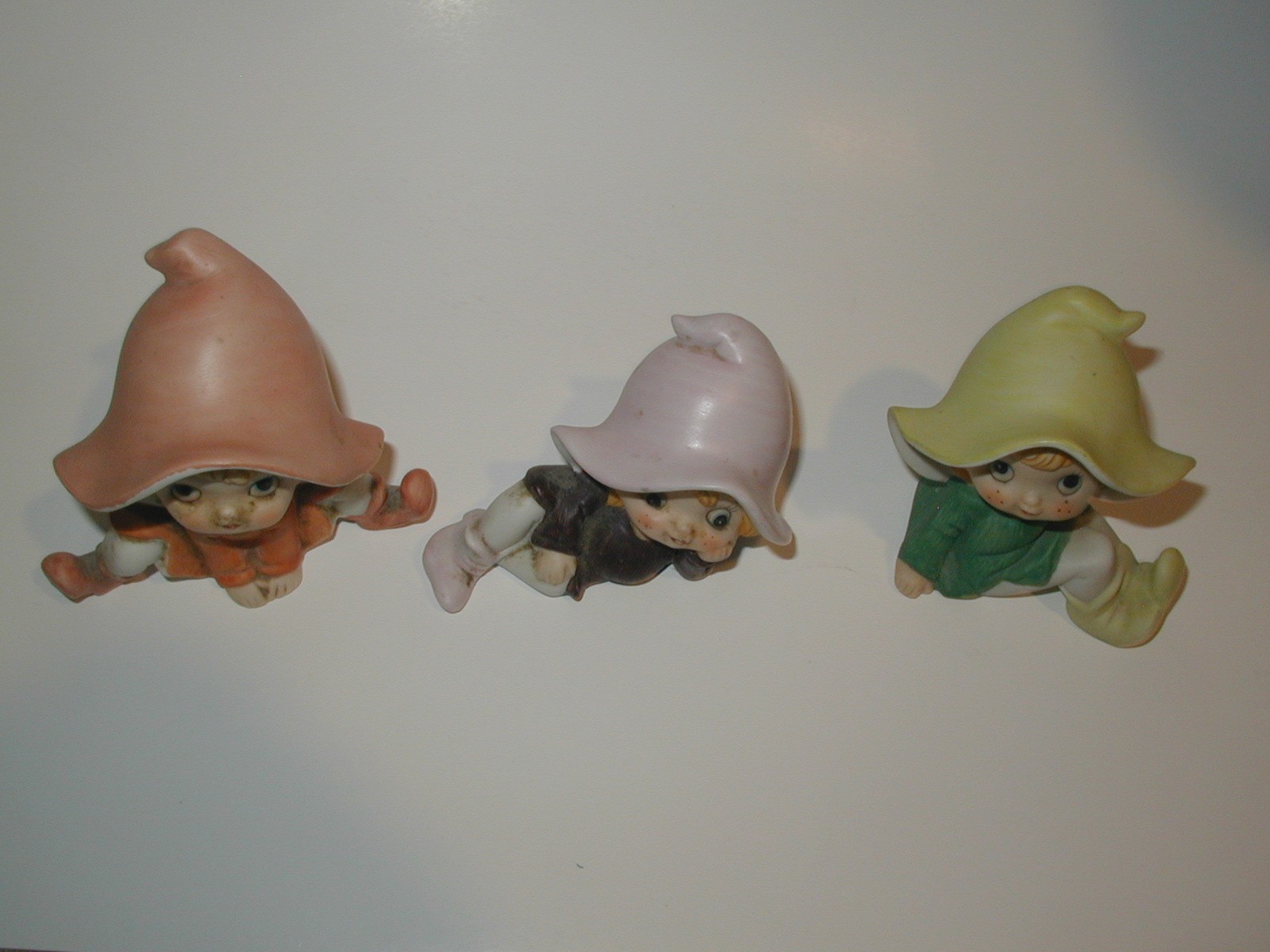 Set of Three Homco Pixie/Elves Figurines