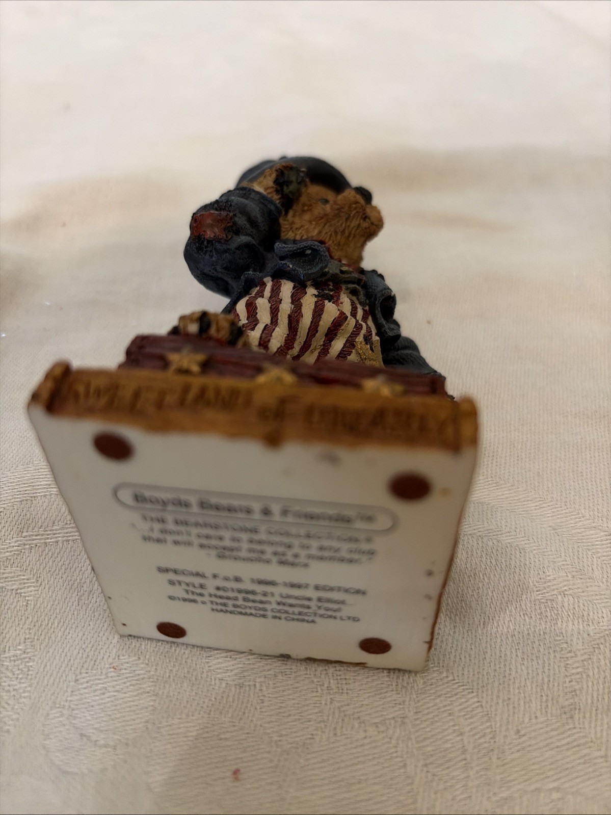 Boyds Bears Lot 3 Patriotic Figurines. Great Condition. No Boxes