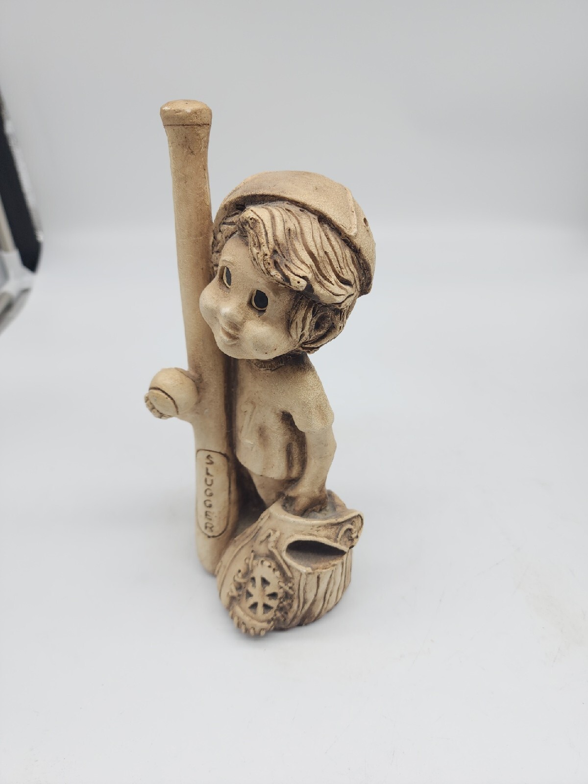Vintage Shade Tree Creations Lil’ Slugger 1981 Bill Vernon Collectable Statue