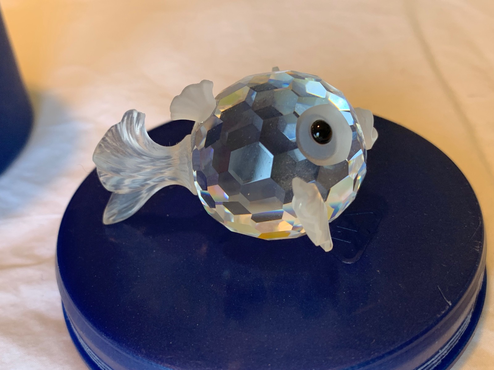 Swarovski Crystal Small Puffer Butterfly Blowfish; #7644 NR30