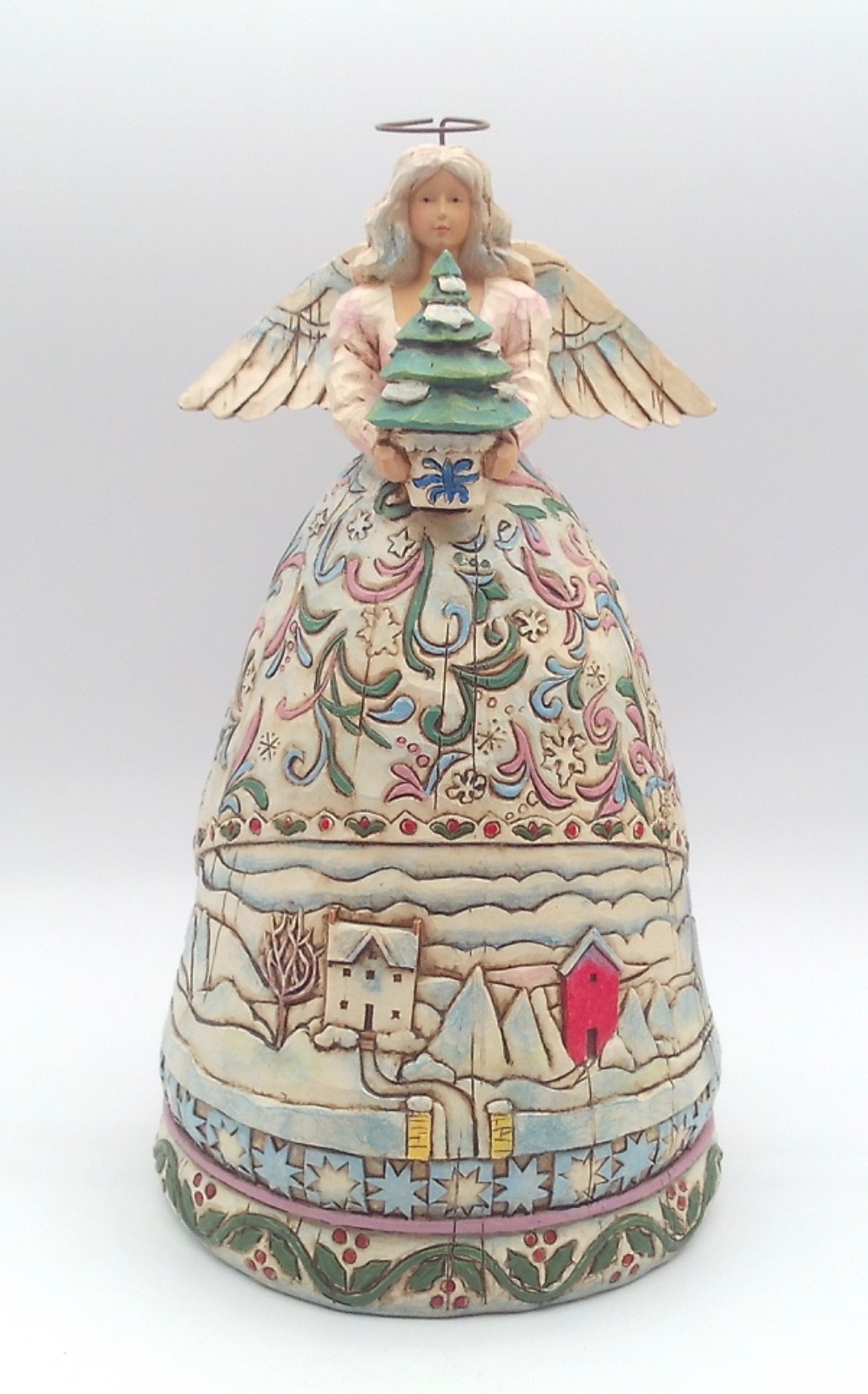 Vintage 2003 Jim Shore ‘Landscape Sleeps’ Angel Figurine 9.25″ Tall