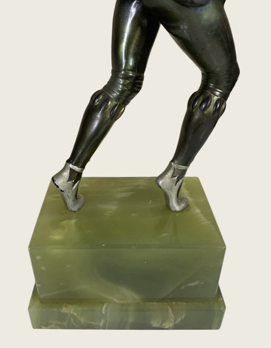 Art Deco Gerdago like Cold Painted Lady Sculpture c 1920