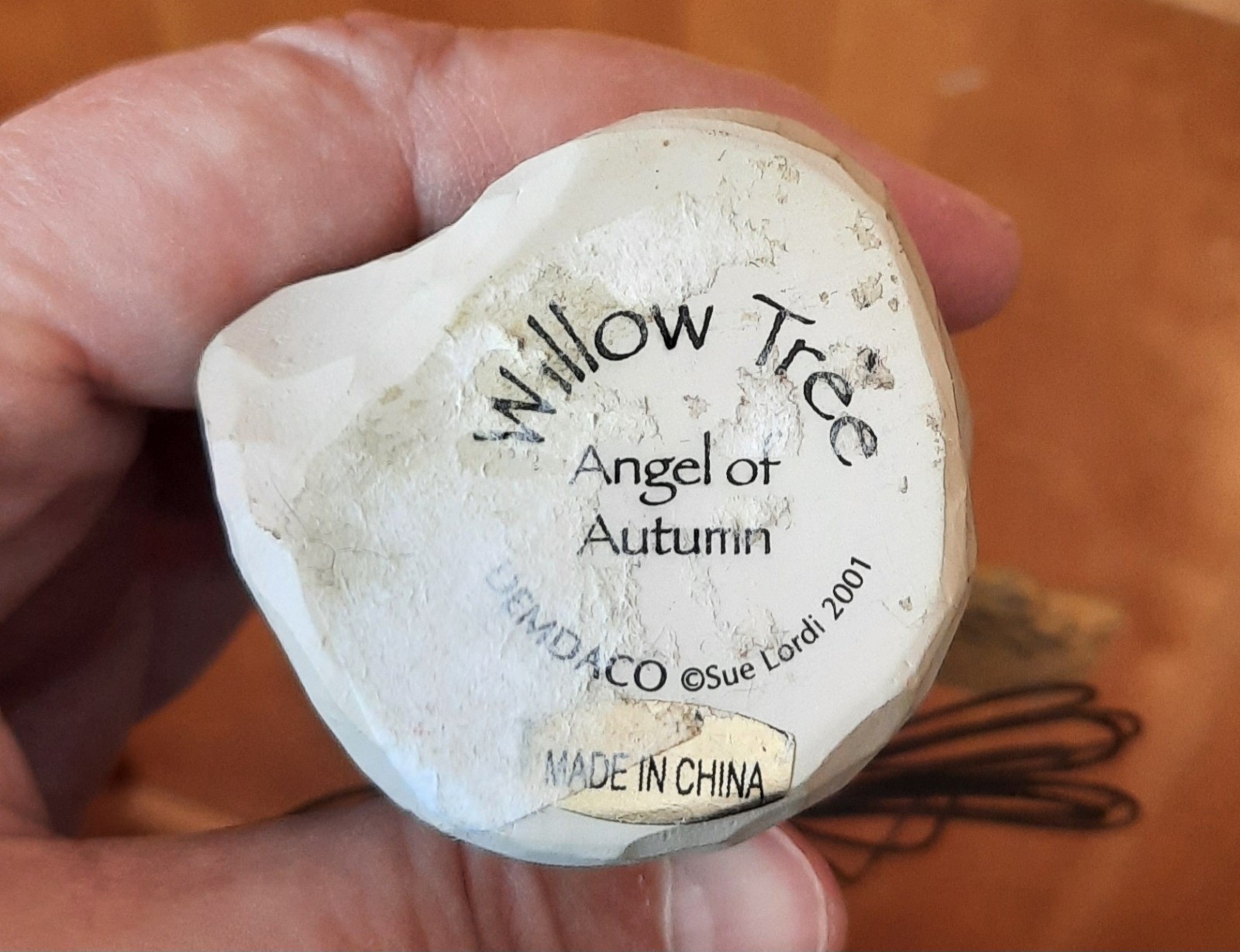 Willow Tree ” Angel Of Autumn” Demdaco Susan Lordi 2001