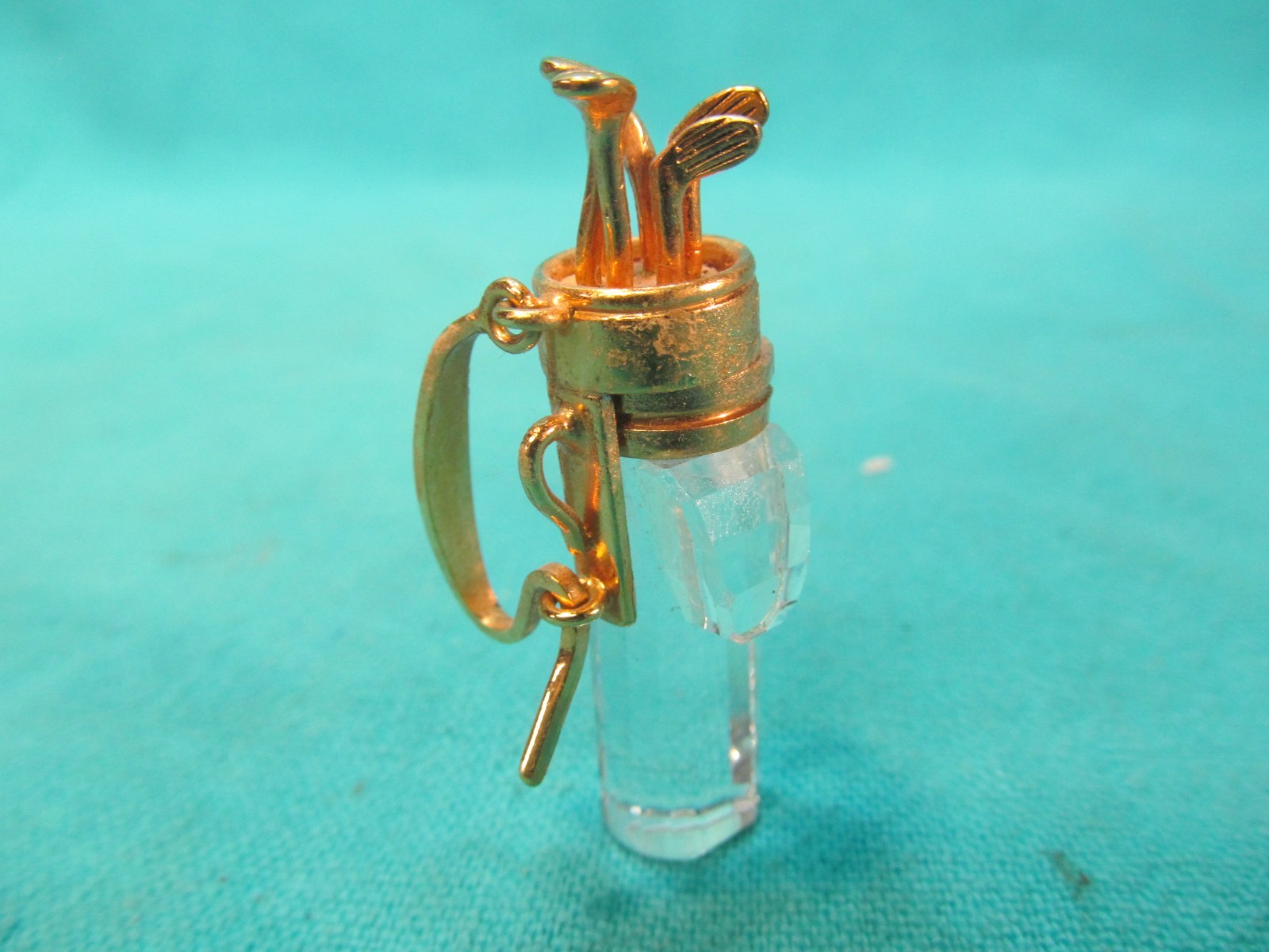 2″ SWAROVSKI CRYSTAL GOLF BAG FIGURINE