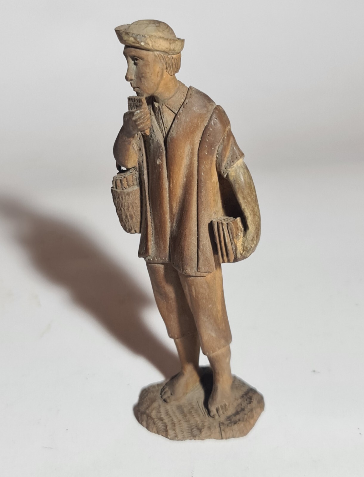 Antique Hand-Carved Biedermeier Figure – 1850s
