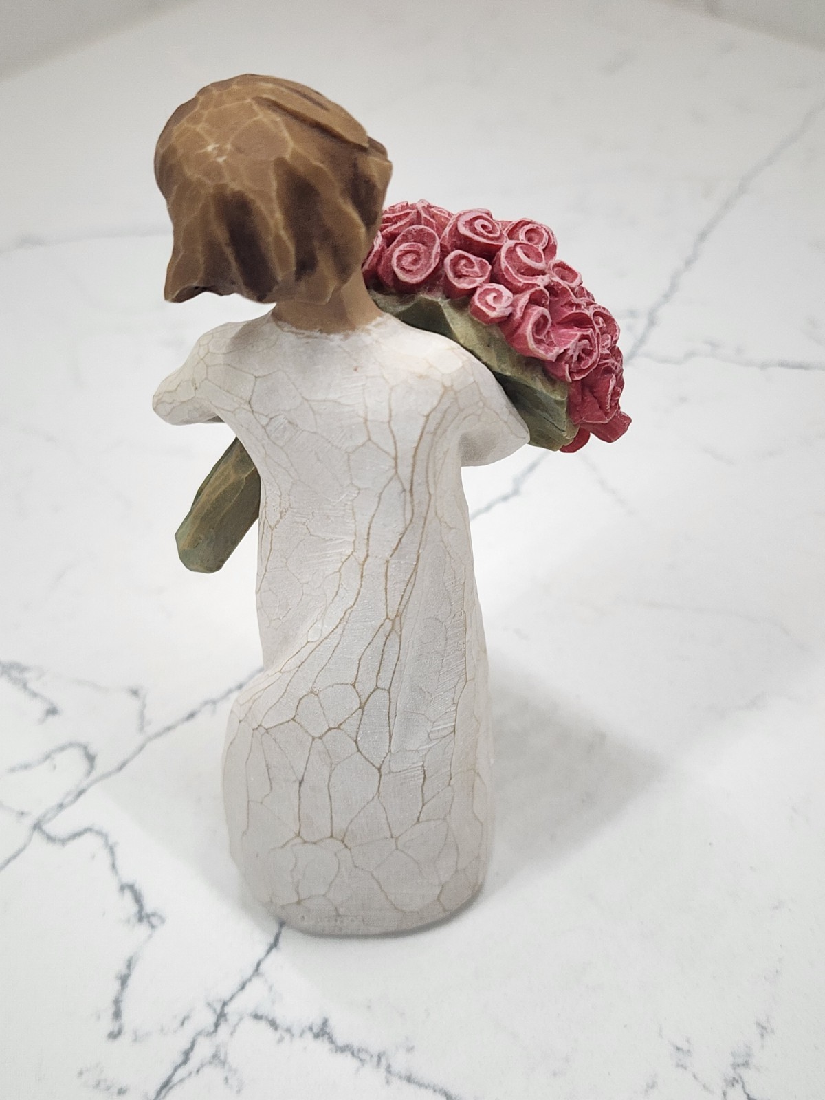 3 Willow Tree Figurines Surrounded By Love, Forget-Me-Not & Abundance