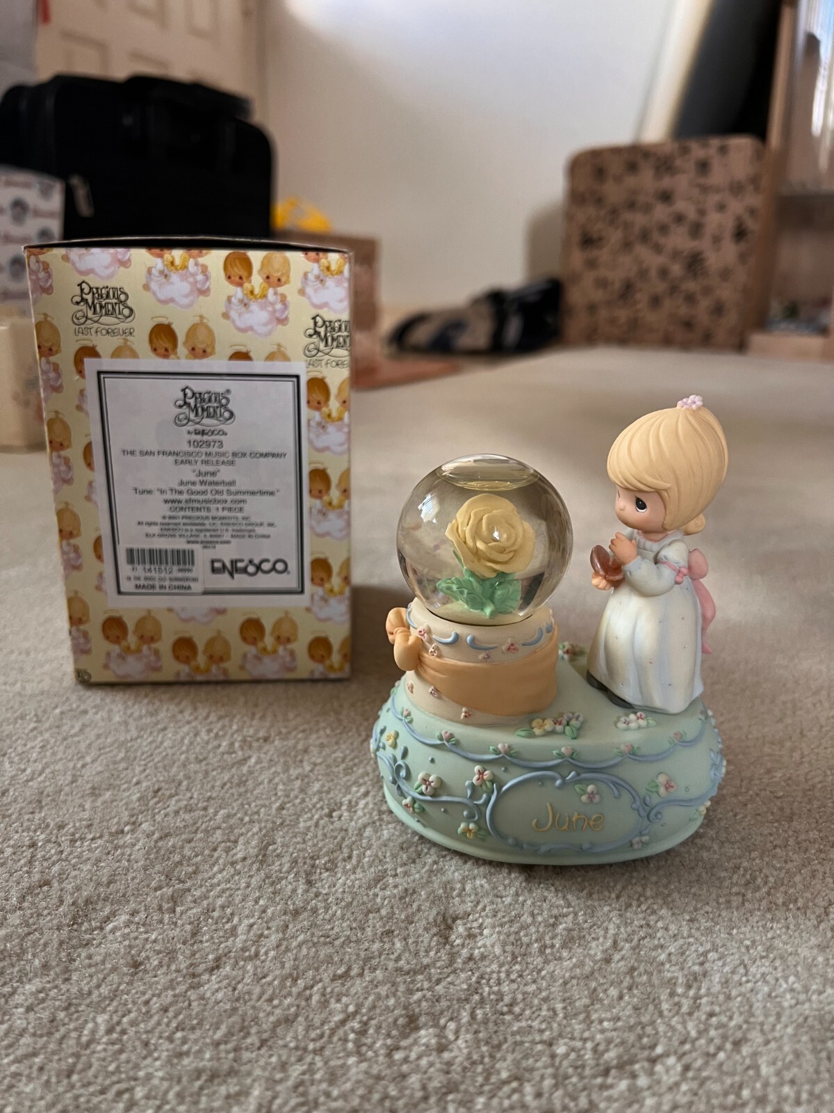 Precious Moments San Francisco Music Box Co Early Release “June” #102973