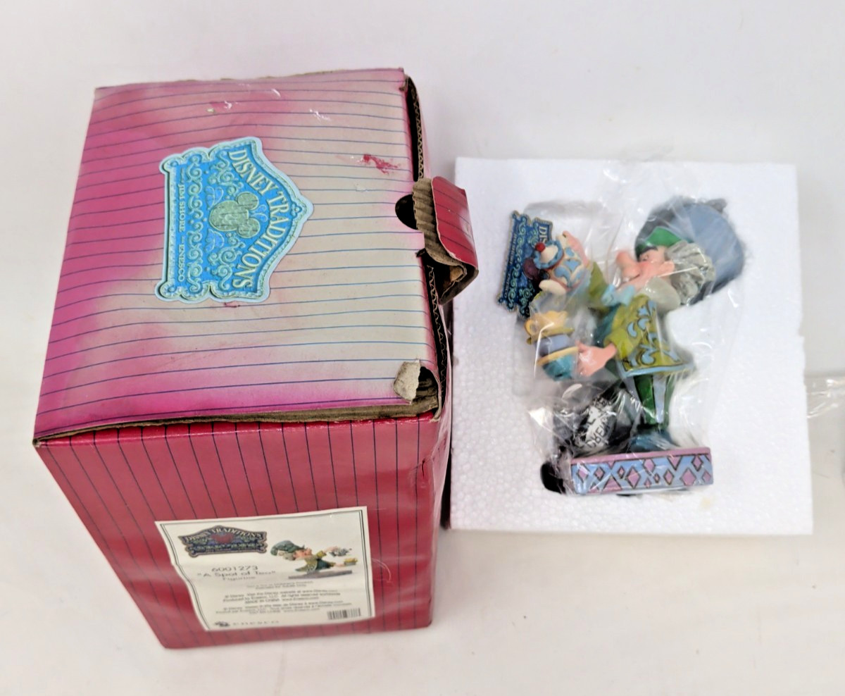 Disney Traditions “A Spot of Tea” 6001273 Mad Hatter Jim Shore w/ box