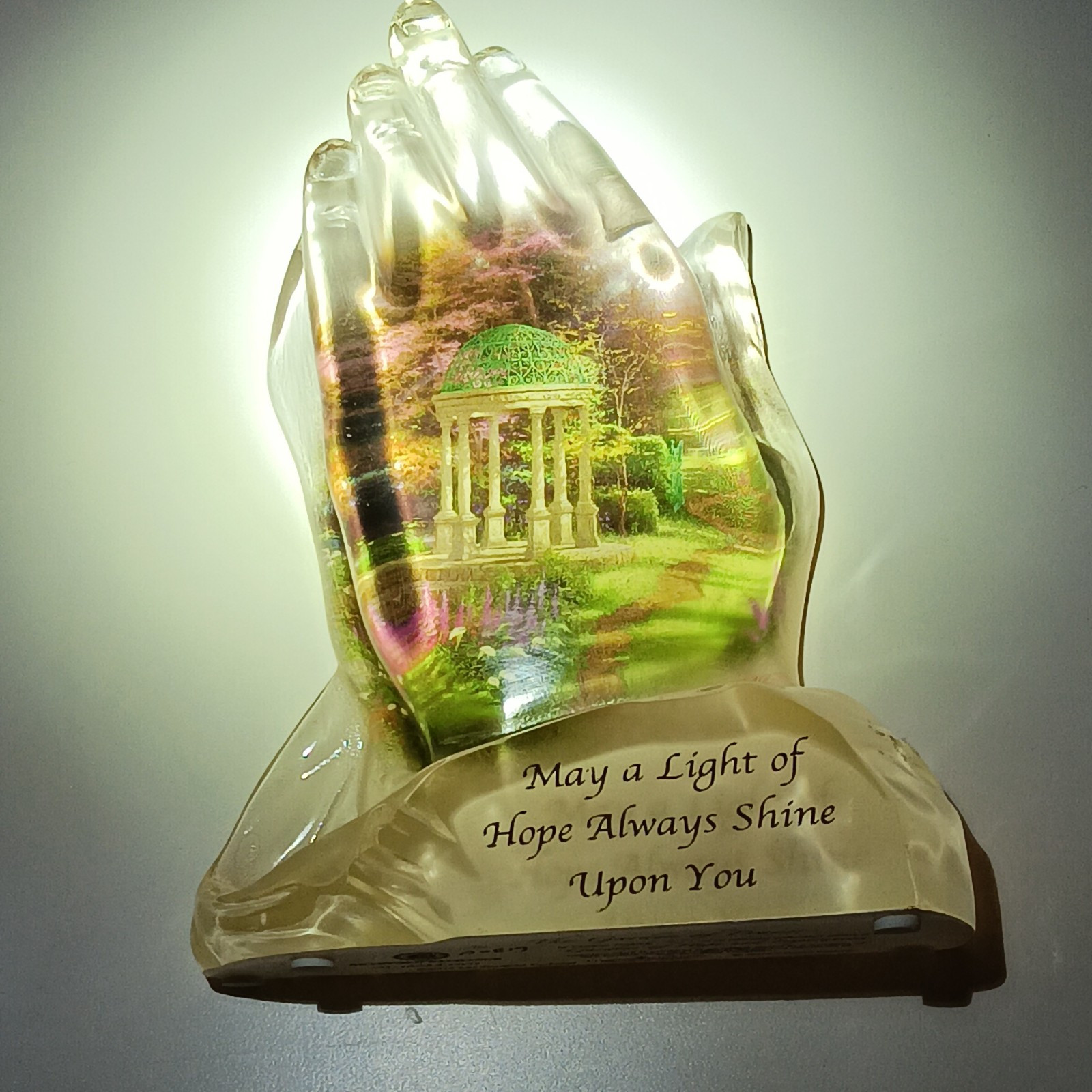 Praying Hands Bradford Exchange Thomas Kinkade The Garden Of Prayer Ltd Ed. 2014