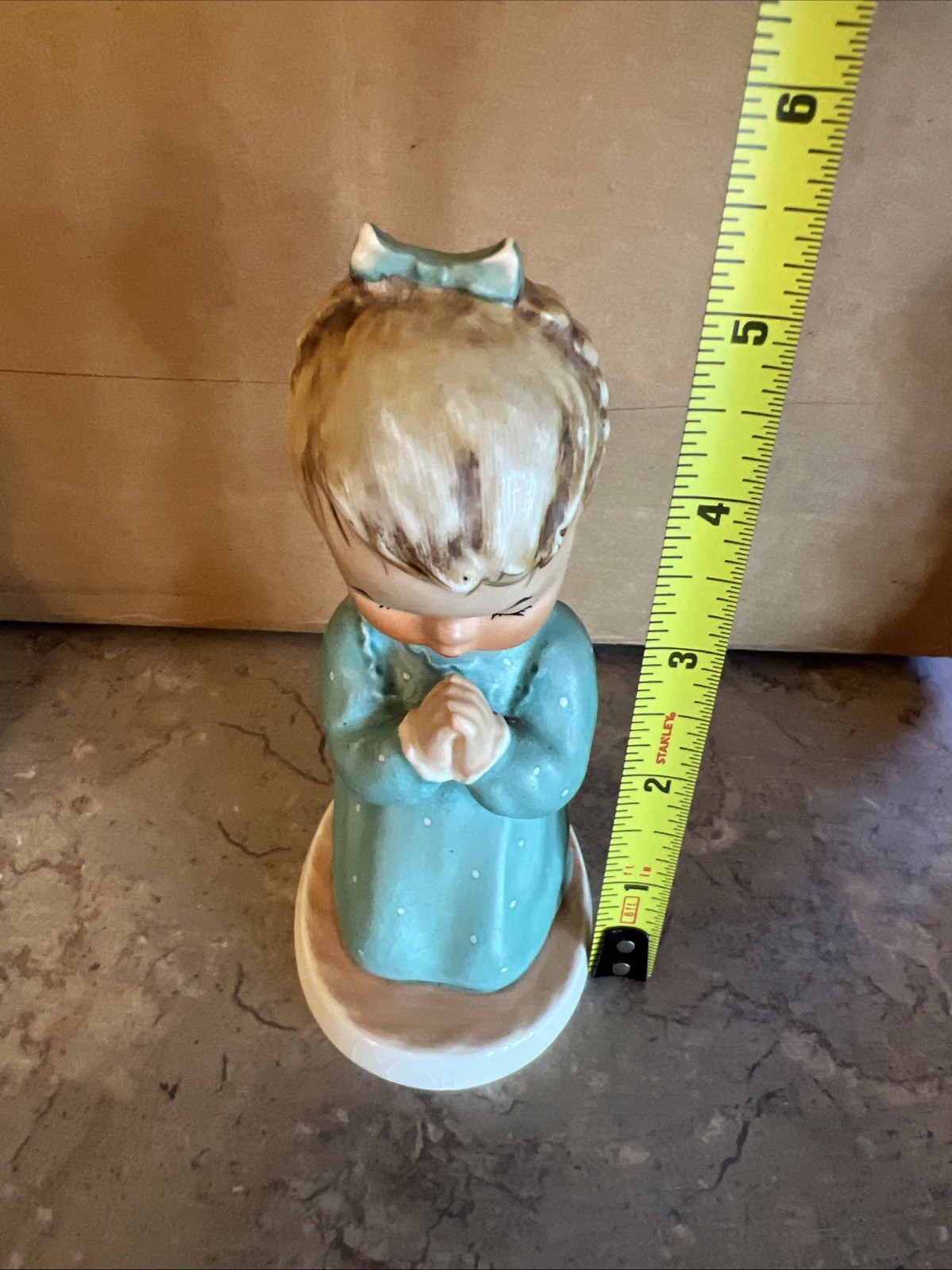 Vintage Goebel Praying Boy/ Girls Figures A Childs Prayer & Bless Us All