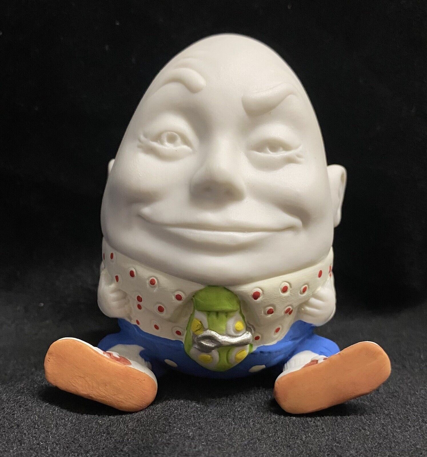 Vtg Humpty Dumpty Plant or Shelf Sitter Dept 56 Anthropomorphic Decor Egg Figure