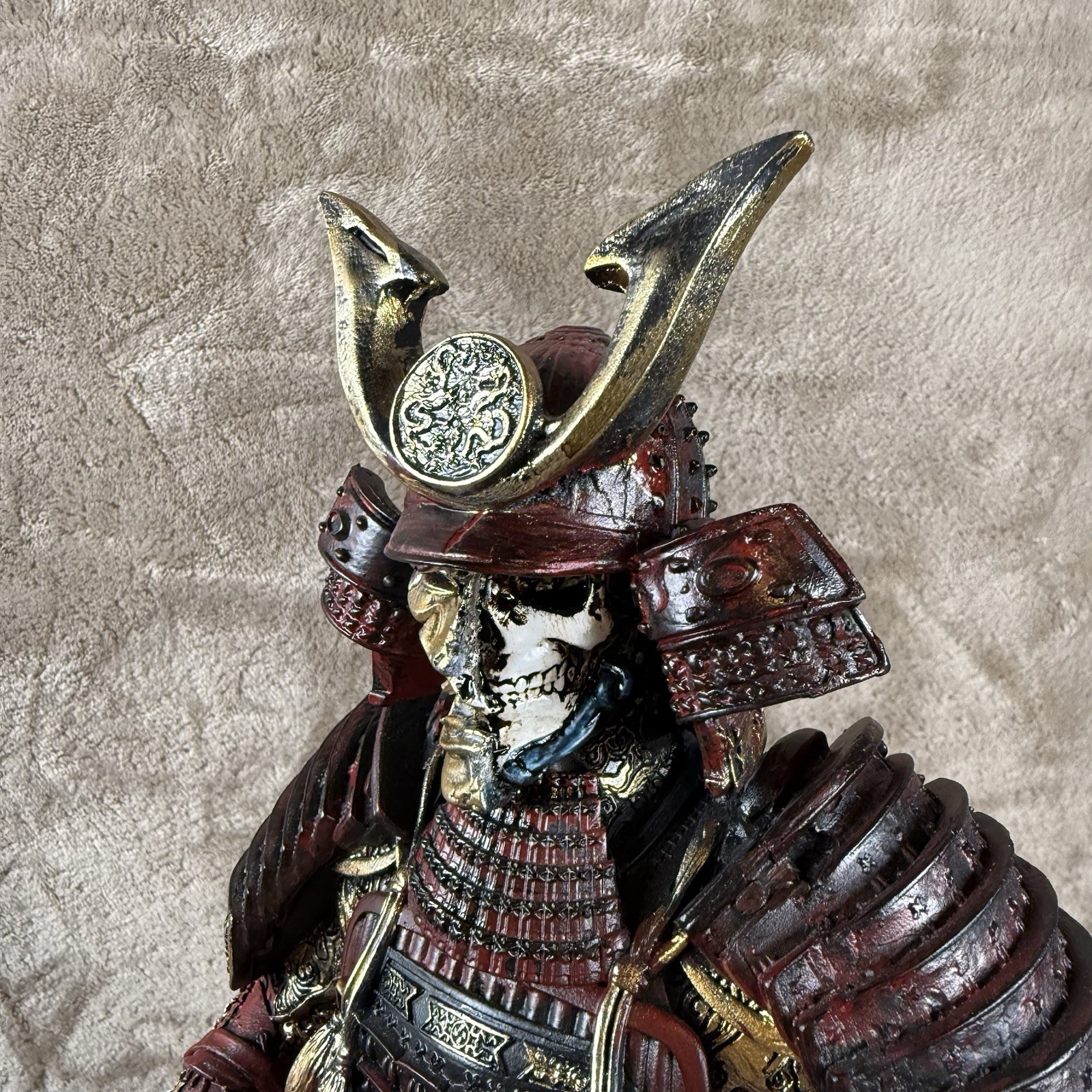 Medieval Ancient Samurai Undead Warrior Resin Statue Ornament Figurine READ