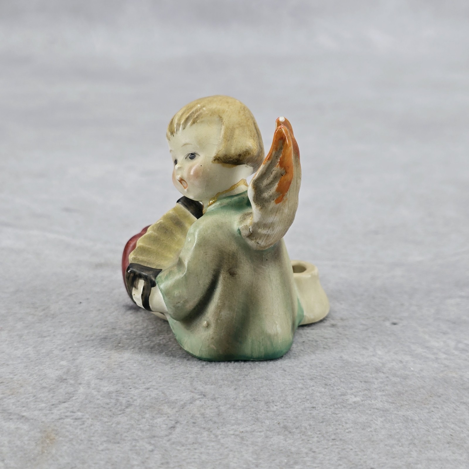 Rare Hummel Figurine Joyous News Accordion 1 / 39 / 0 Goebel 1950 1959 TMK 2