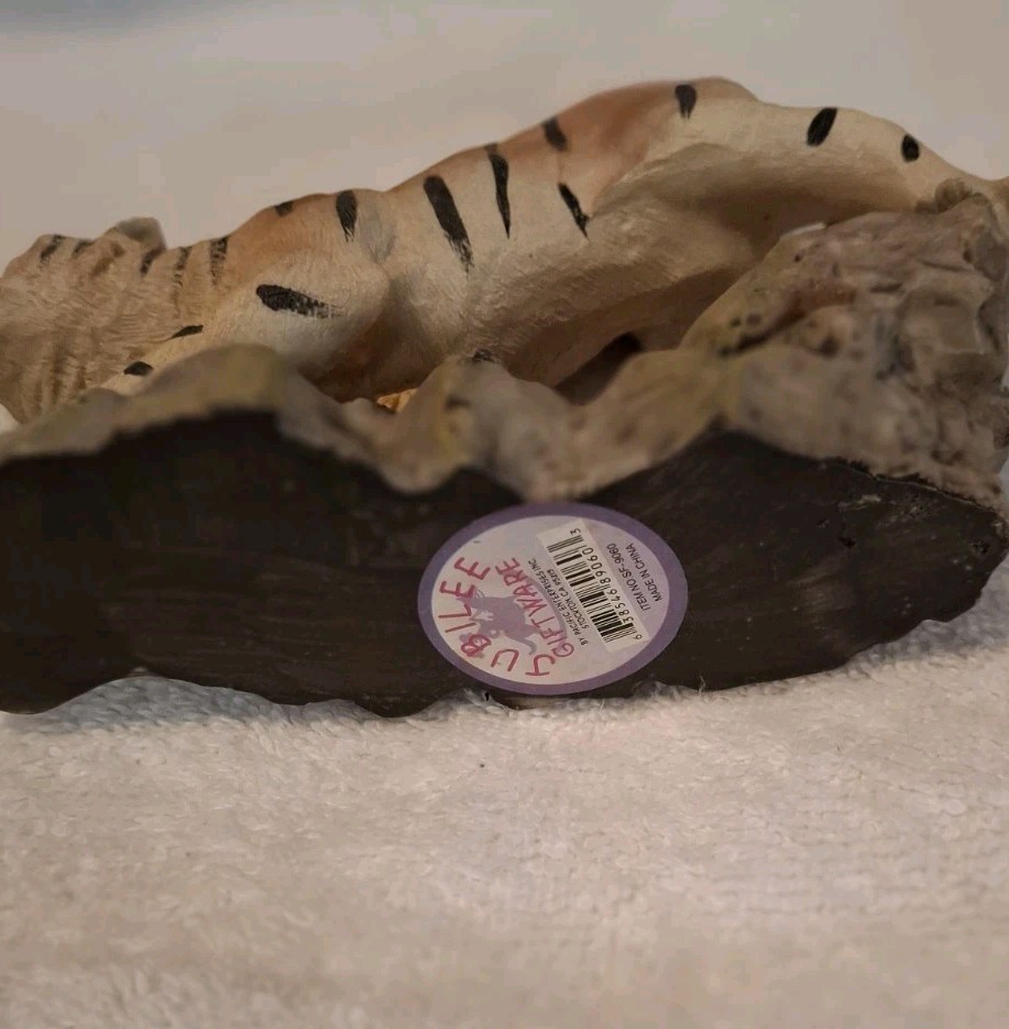 Tiger On Rocks Figurine