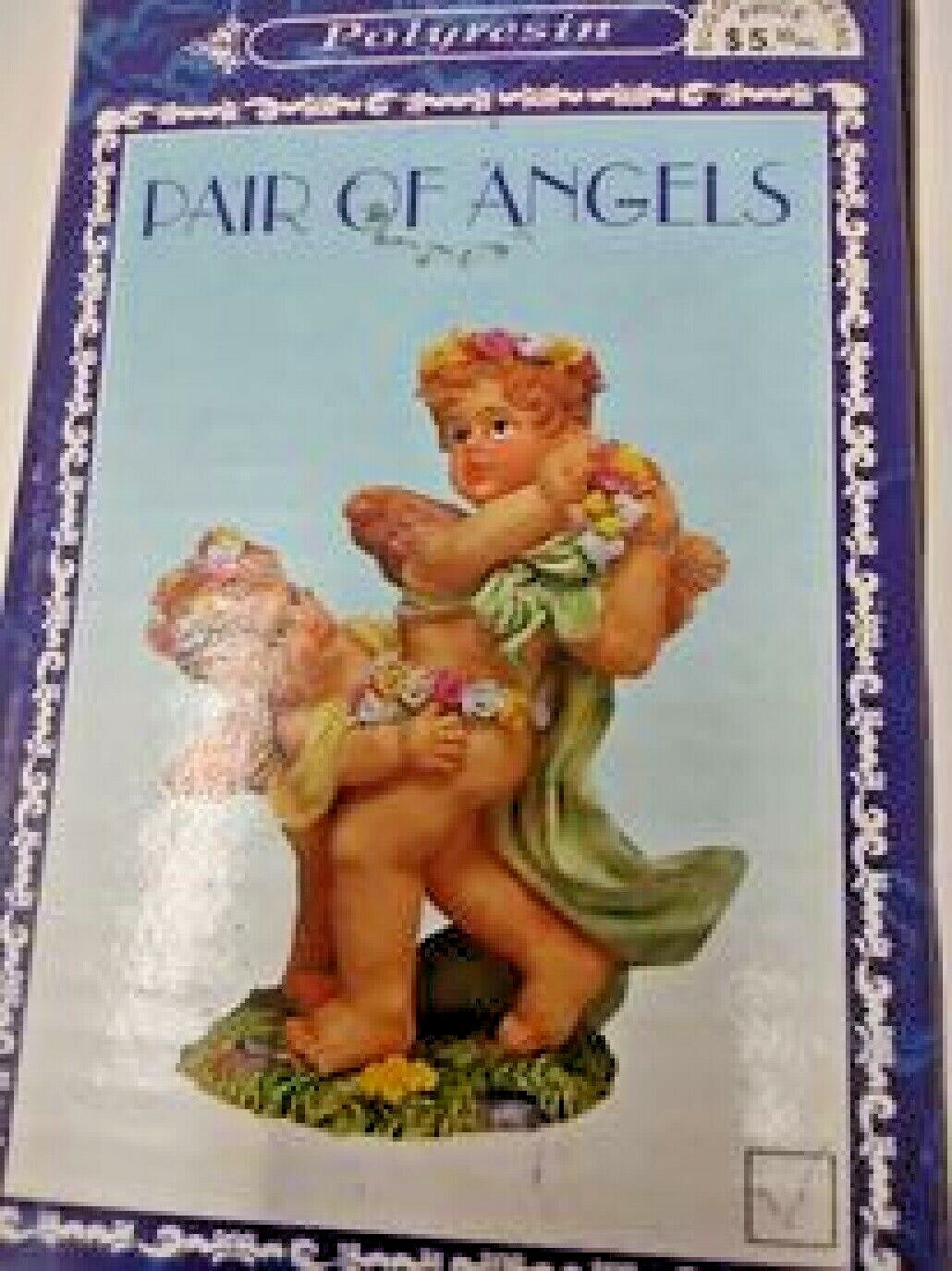 Polyresin Collection Hand Crafted Hand Painted Single Pair Of Angels