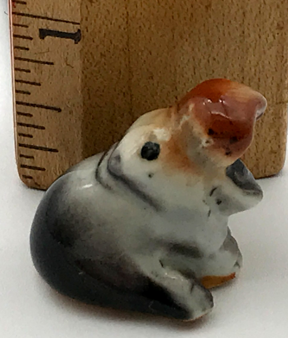 Vintage Hagen Renaker Baby Hippo Hippopotamus Miniature Figurine Trinket
