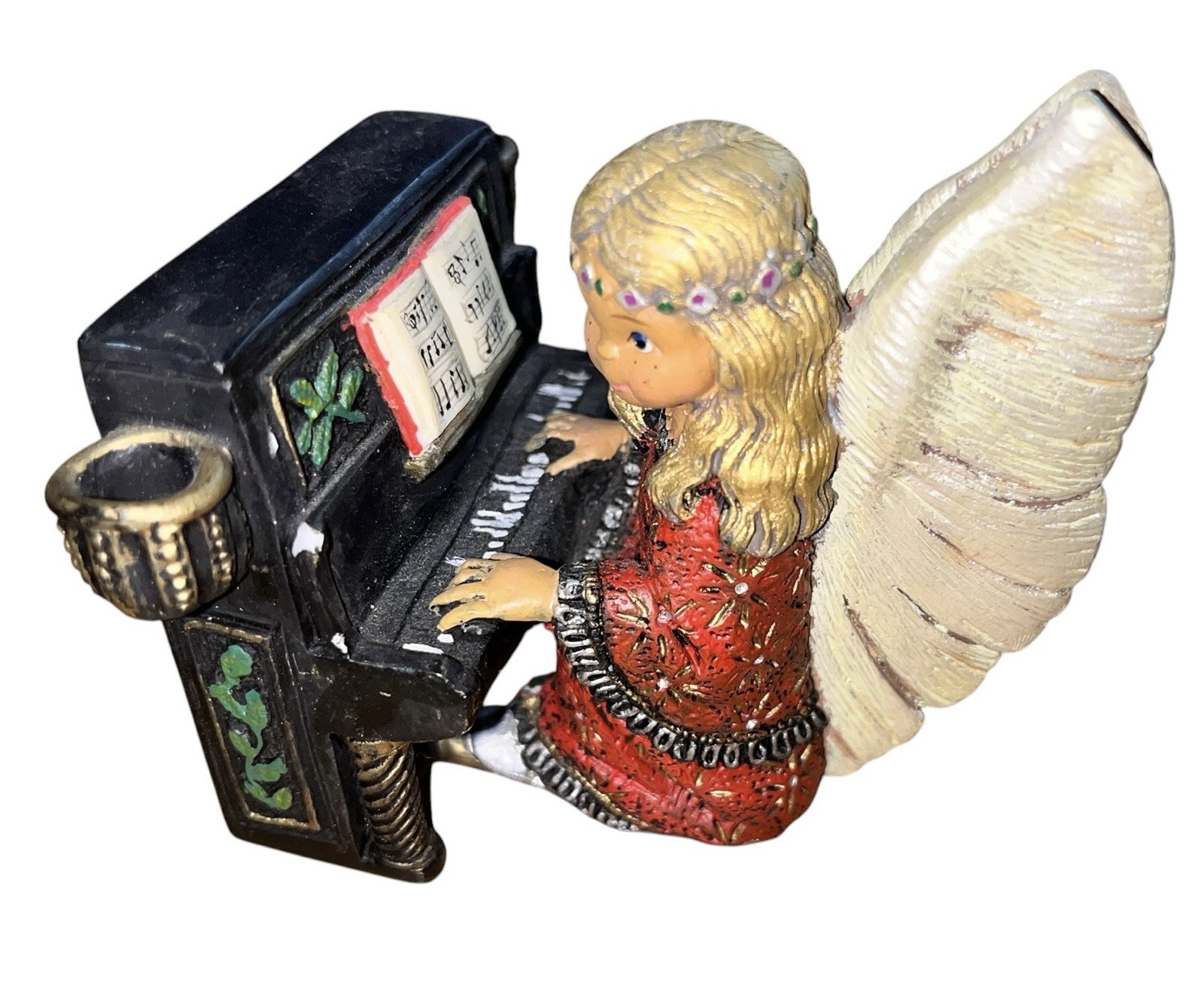 Vibtage 1996 Enesco Parastone Hippie Angel Band Figures (READ)
