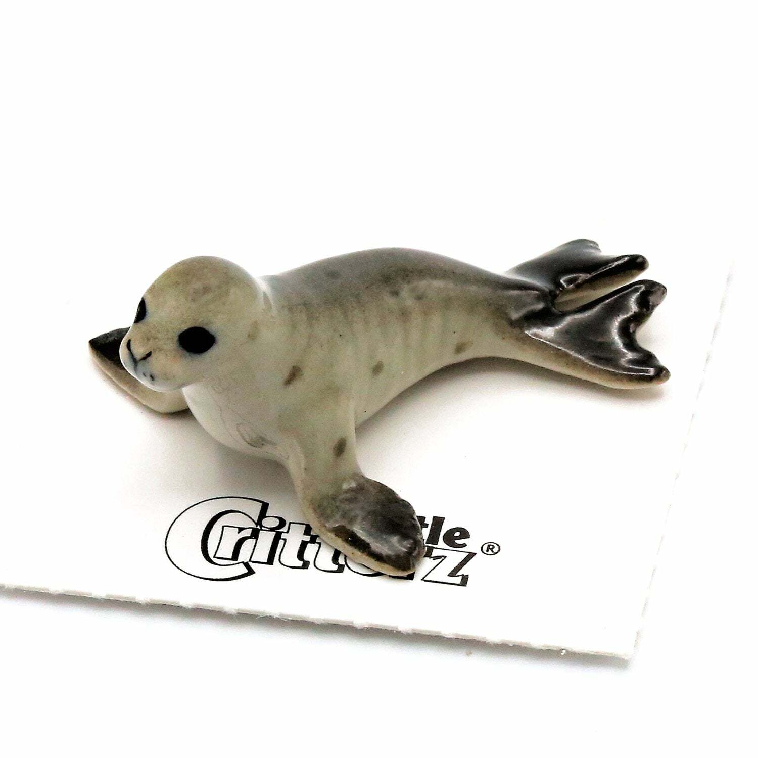 Little Critterz Octopus “Jet” – miniature porcelain figurine