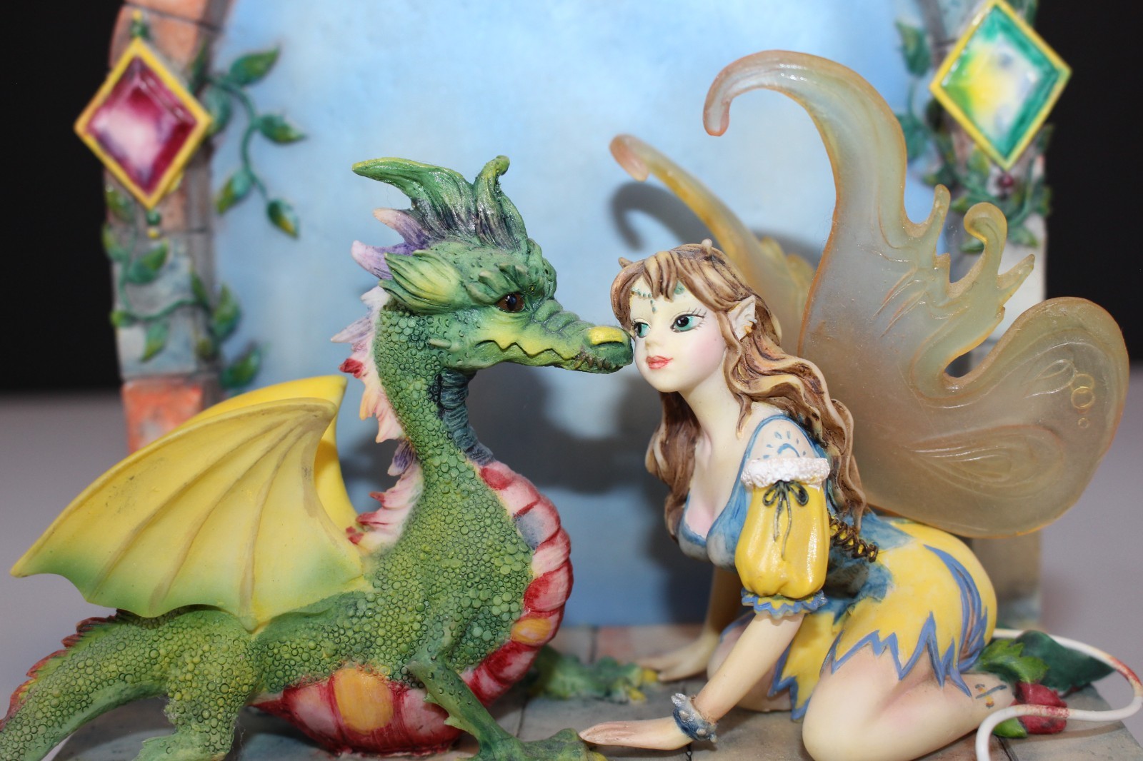 Dragonsite Magic Moonstone Linda Biggs Limited Ed Figurine Fairy Dragon LB31062