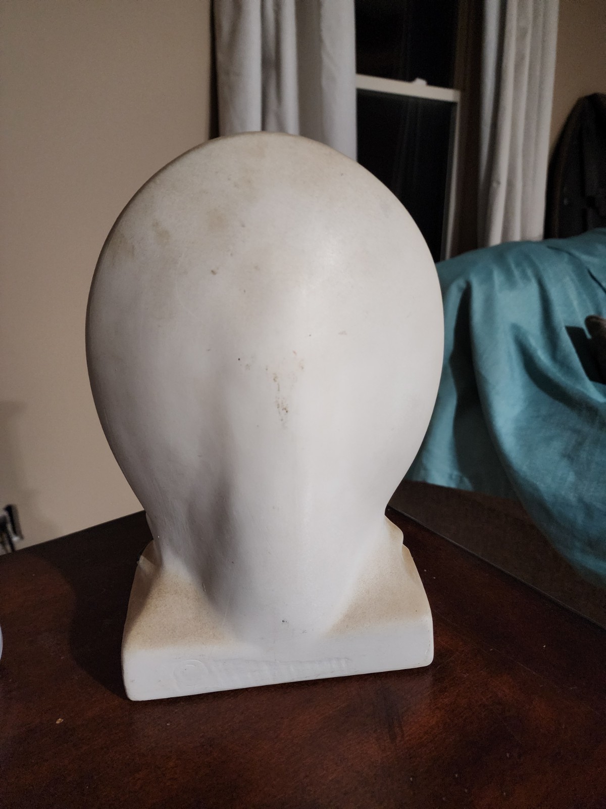 Ceramic 1983 Jesus Plaster Bust Signed Hand Painted 9.5 in