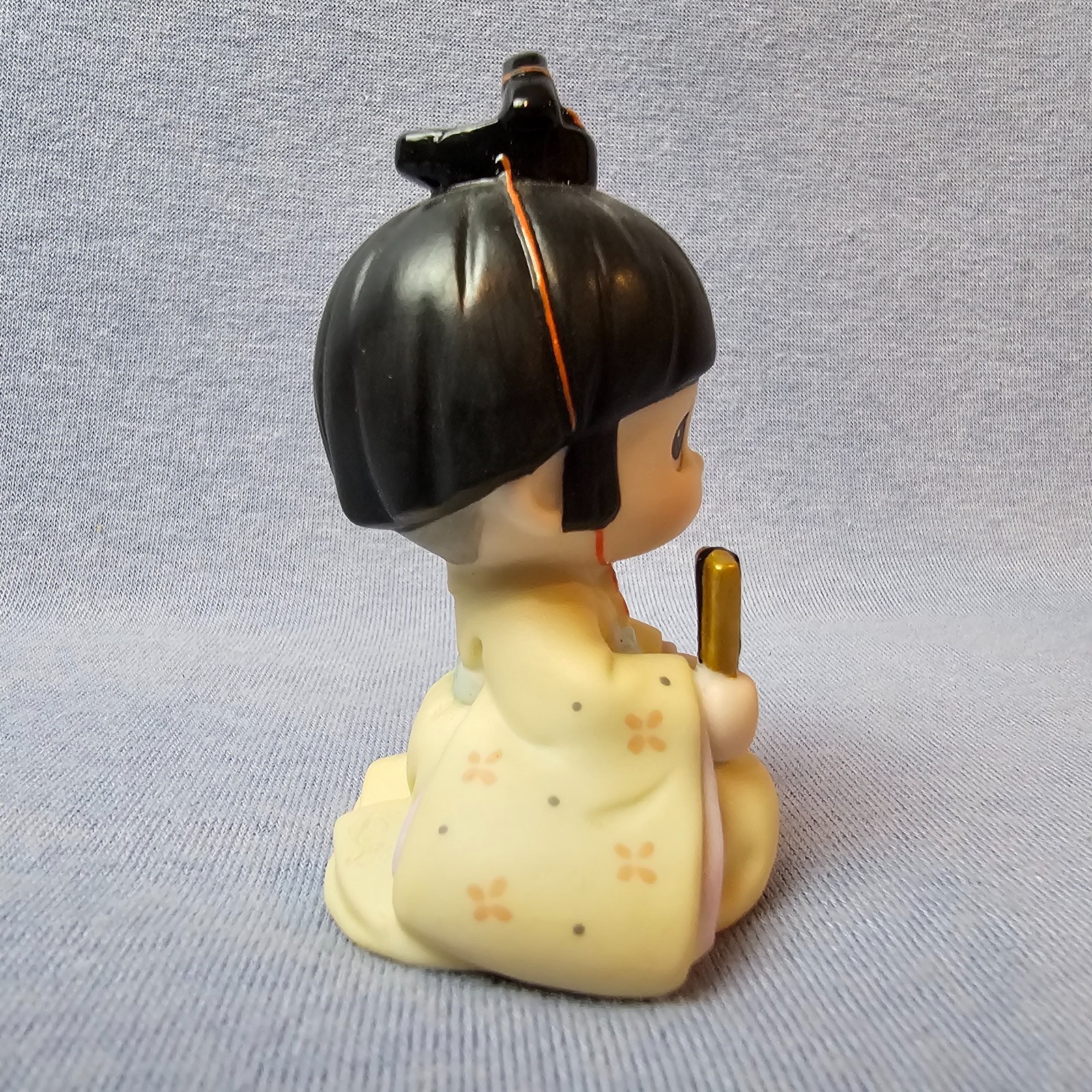 Precious Moments Japanese Rhythym & Flute 791091 Traditional Taiko Drummers EUC