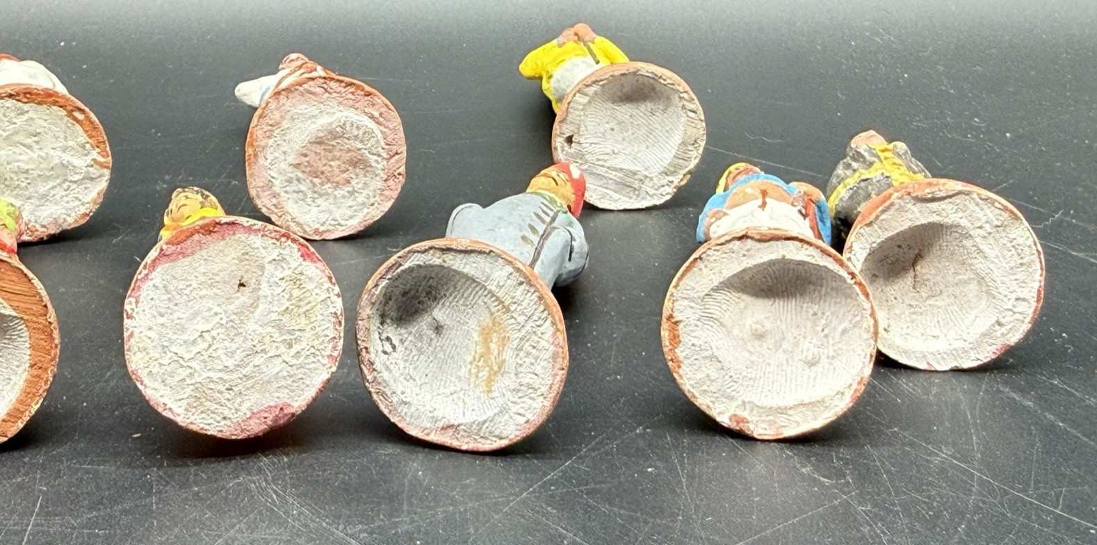Folk Art Terracotta Figurines India Town’s Trades People X 12 READ DAMAGE