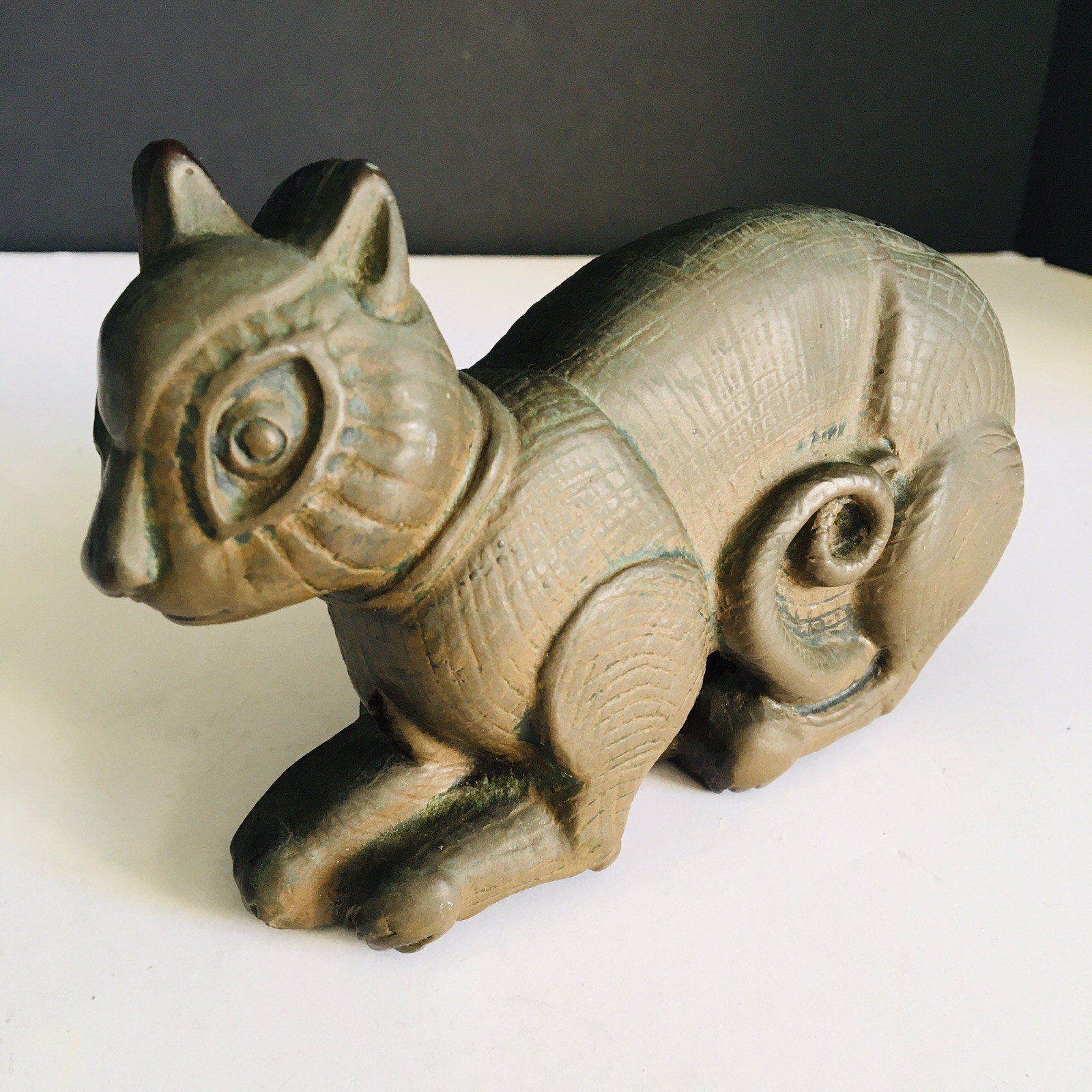 Wild Goose Studio Cat From the Book of Kells Hand Cast Ireland 5″ x 3.5″