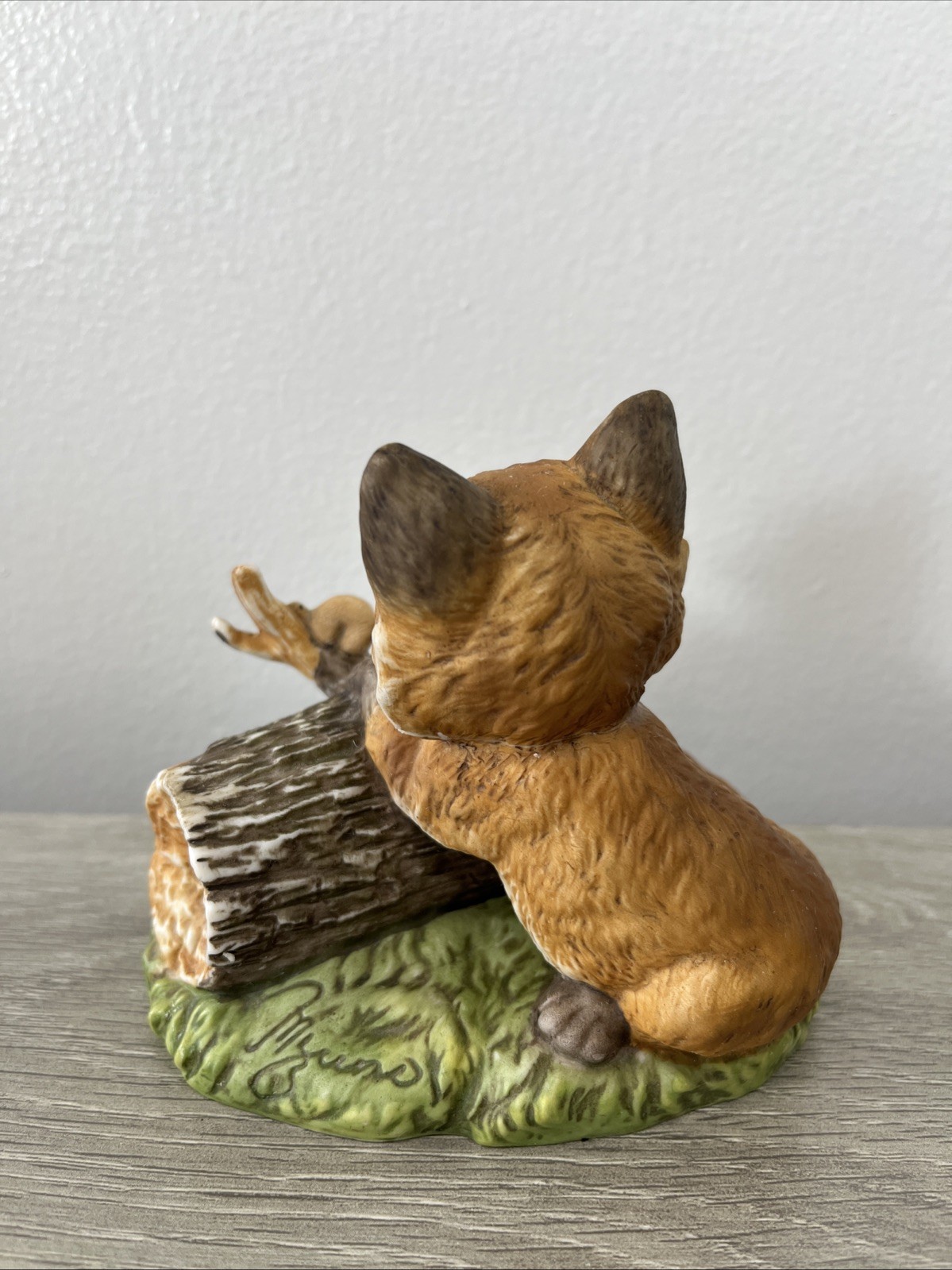 Vintage Masterpiece Porcelain By Homco, Fox Figurine