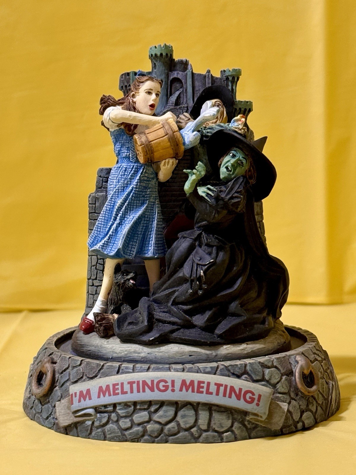 Franklin Mint Wizard of Oz “I’m Melting! Melting!” Porcelain LE Figurine 1997