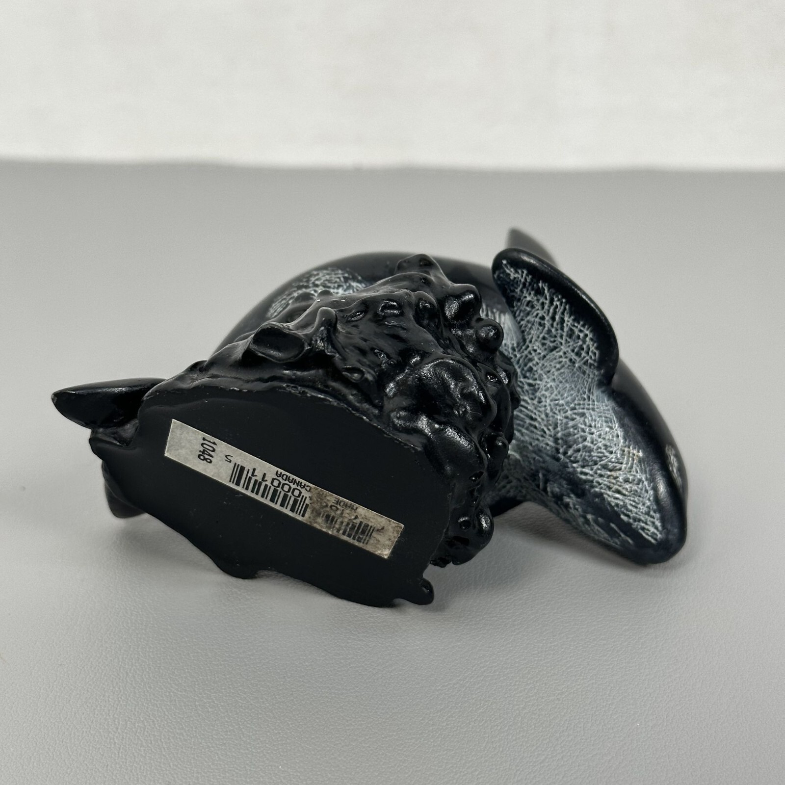 VTG Black Orca/Killer Whale Figurine Sea Life Marine Collectable Made in Canada