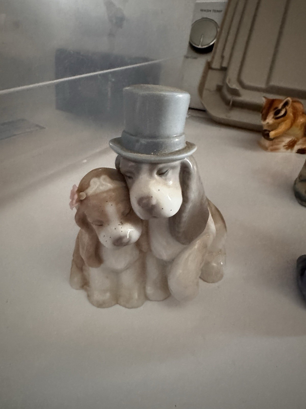 Lladro by Nao Dog Figurine #1480 “Together Forever”, Collectible Animal