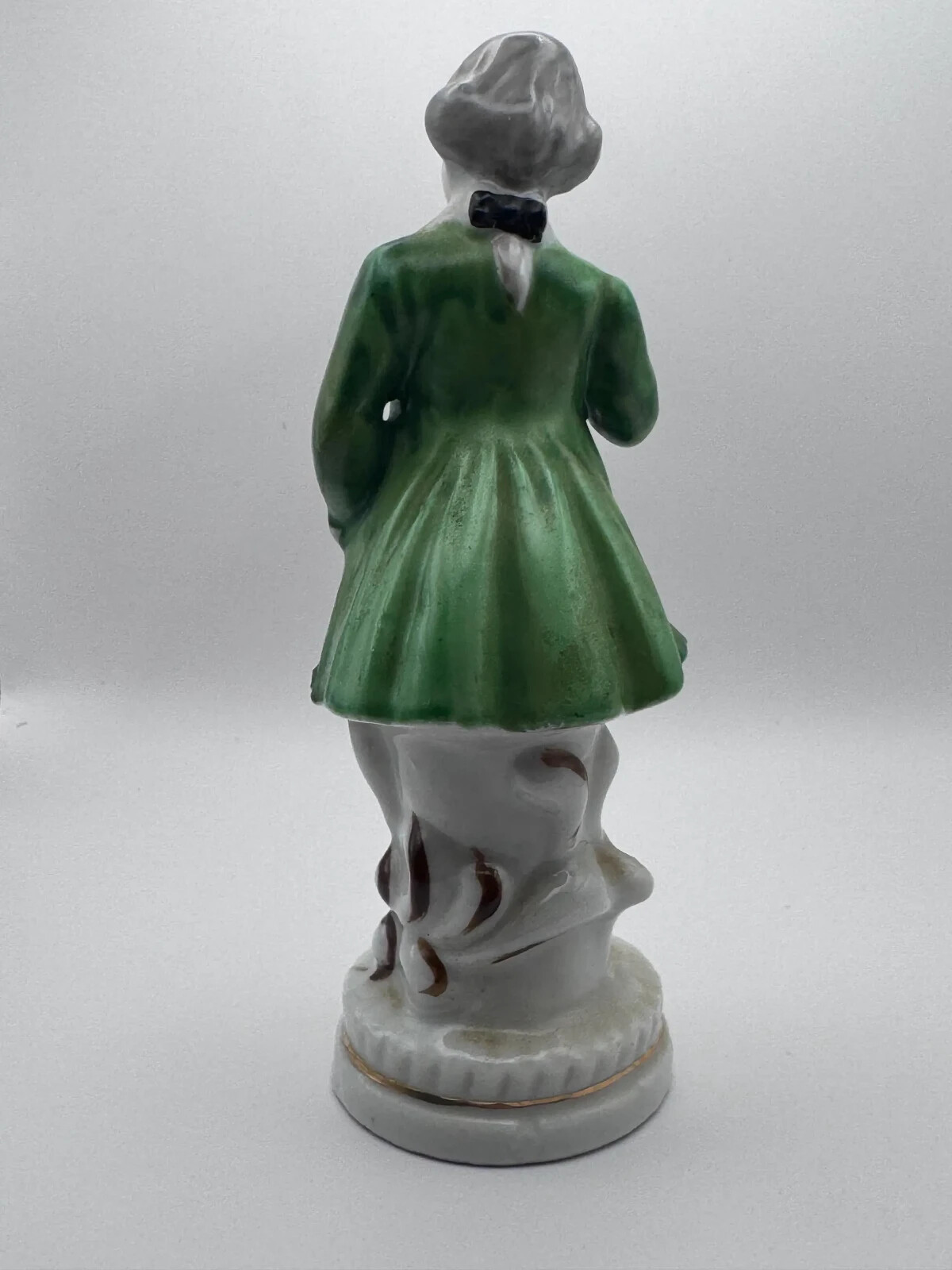 Vintage Victorian Porcelain Man Figurine 6.5” Tall Made In Occupied Japan